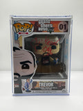 Funko Pop Grand Theft Auto V Trevor Vinyl Figure #01 with Protector Autographed