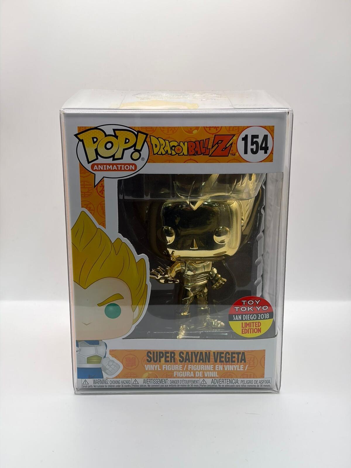 Funko Pop Animation Dragon Ball Z Super Saiyan Vegeta #154 Limited Edition