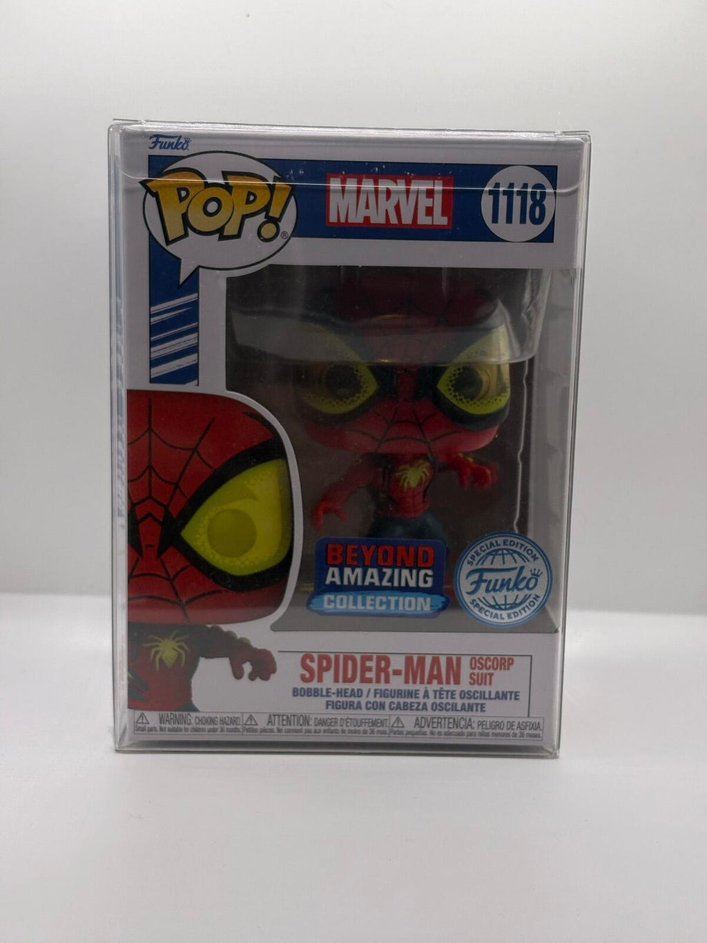Funko Pop! Marvel Spider-Man Oscorp Suit Special Edition #1118