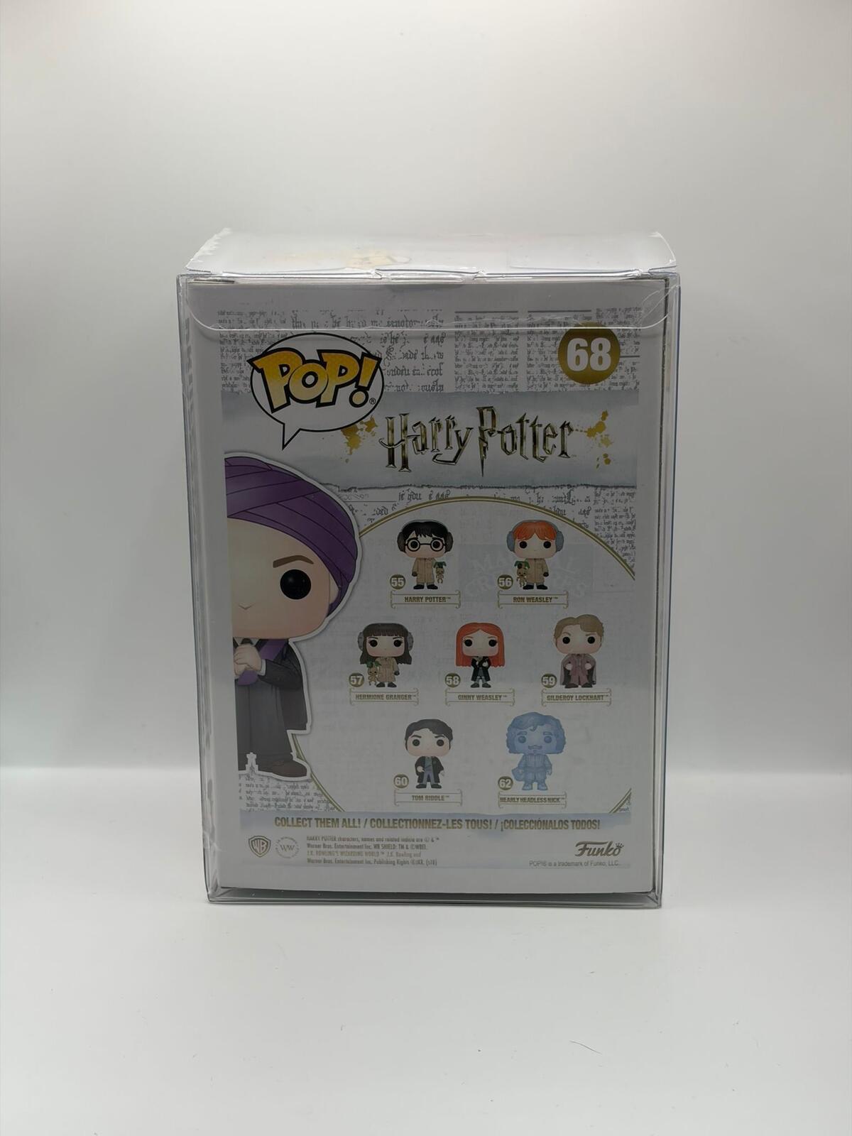 Funko POP! Harry Potter Professor Quirrell #68 Exclusive Vinyl Figure