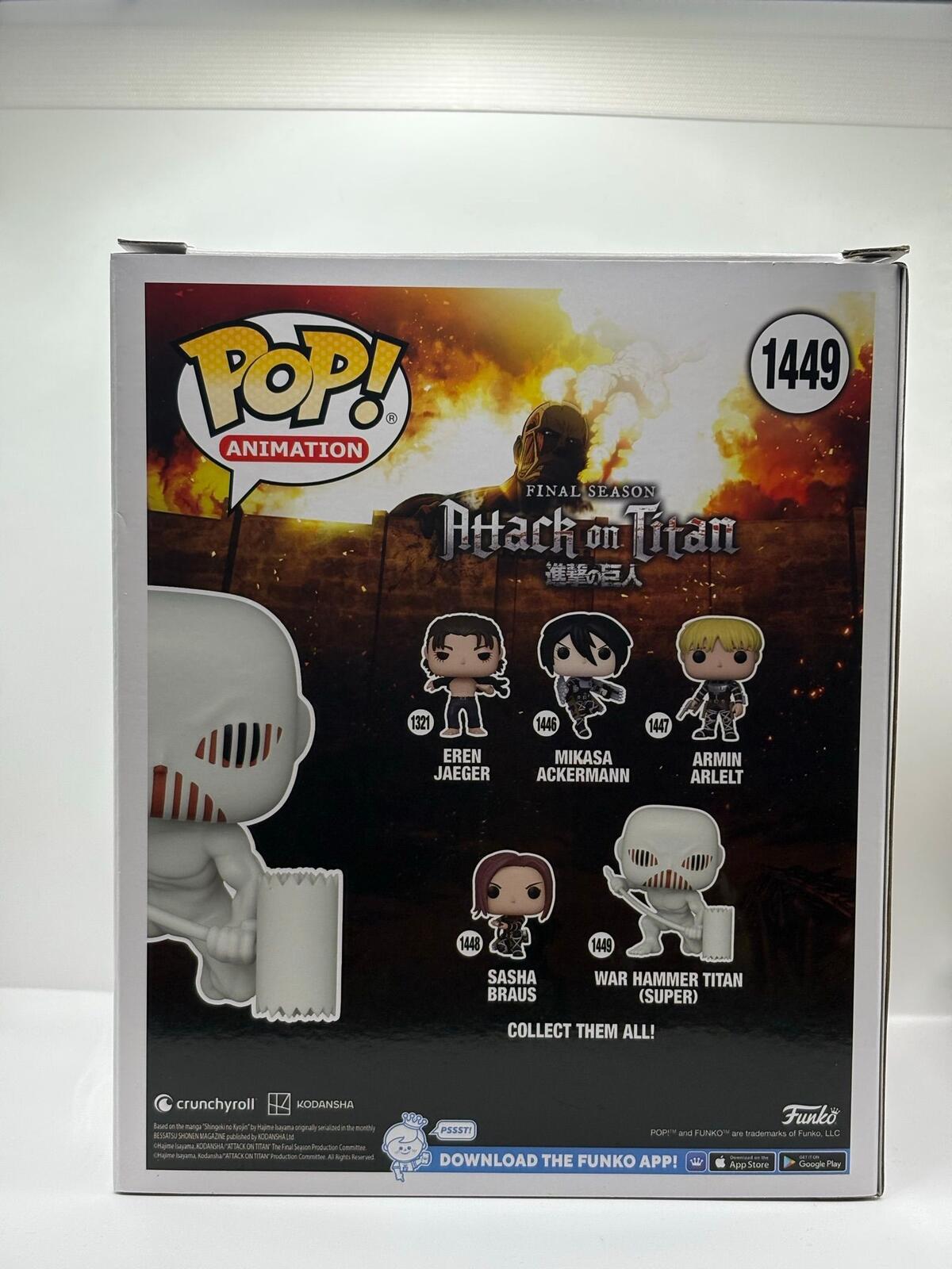 Funko Pop! Animation War Hammer Titan Vinyl Figure 1449