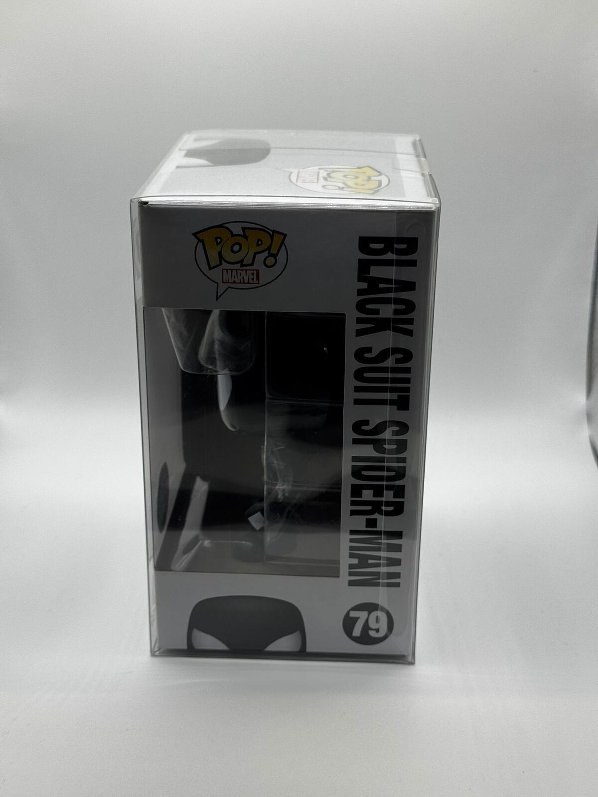 Funko Pop Marvel Black Suit Spider-Man #79 Exclusive Vinyl Figure