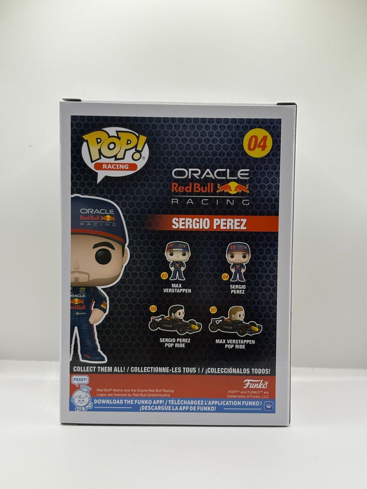Funko Pop! Racing Sergio Perez Oracle Red Bull Racing Vinyl Figure #04