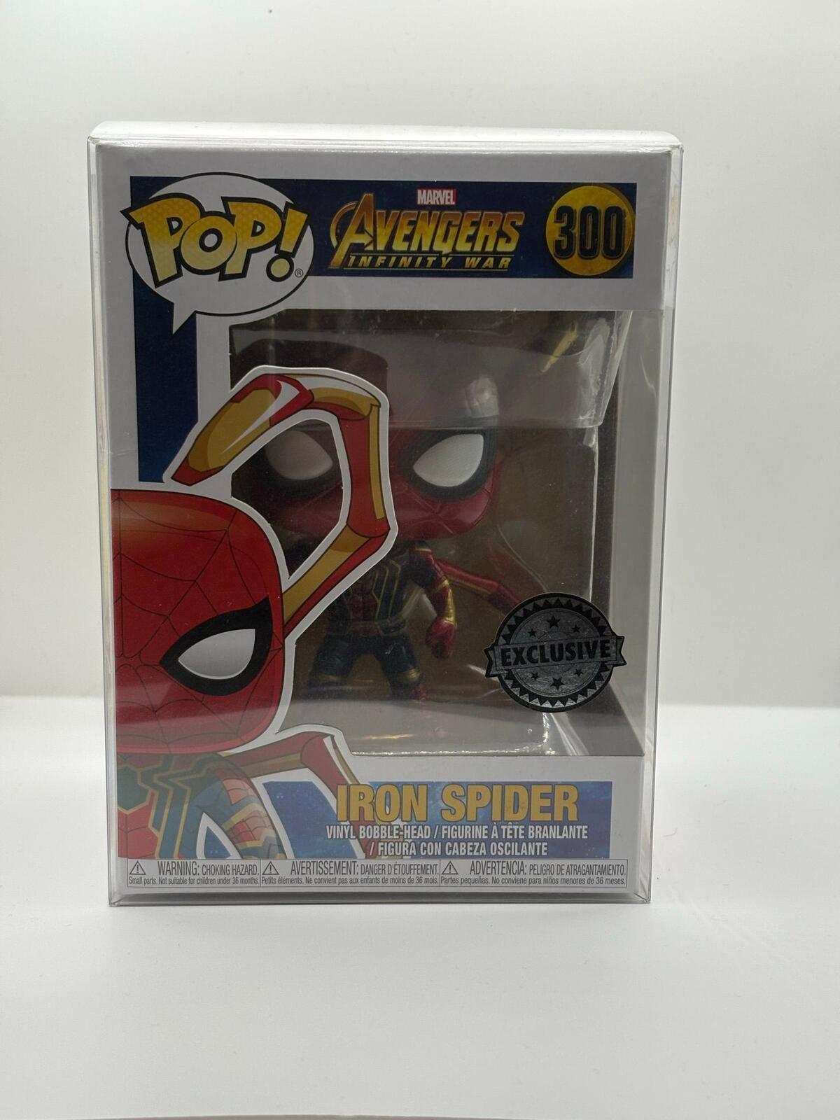 Funko Pop Marvel Avengers Infinity War Iron Spider #300 Exclusive Bobble-Head