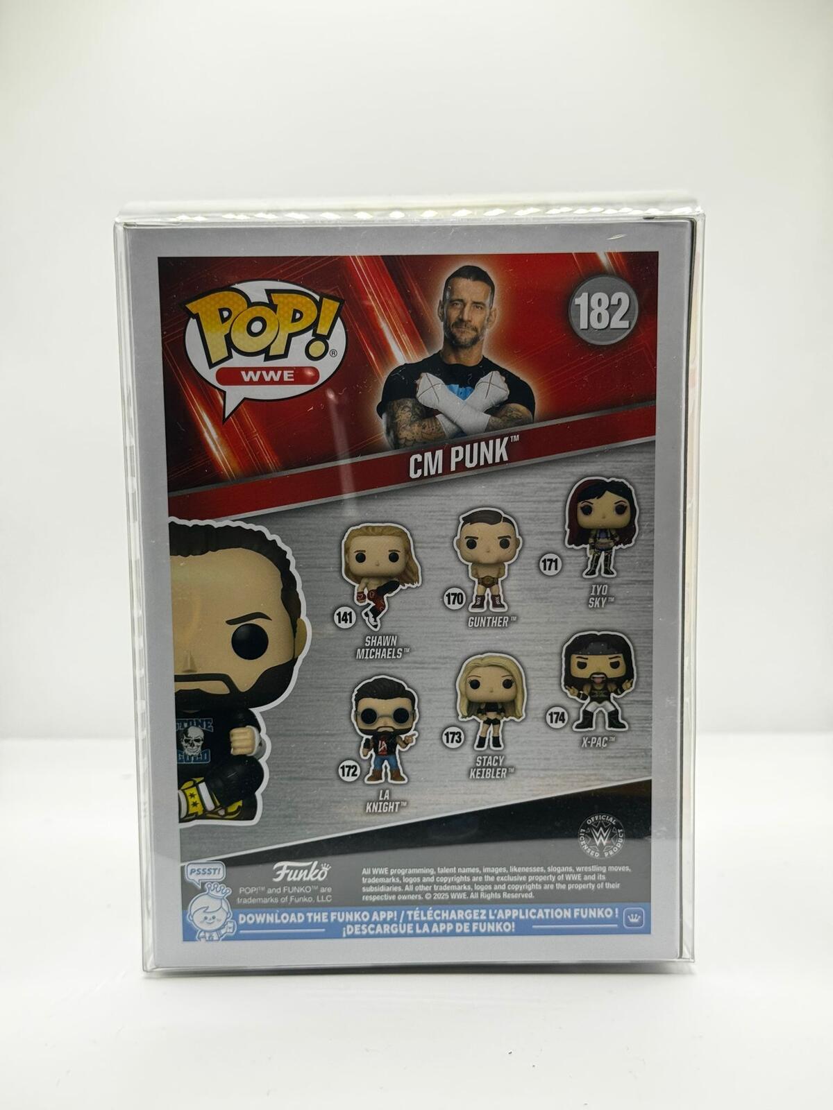 Funko Pop WWE CM Punk Vinyl Figure #182