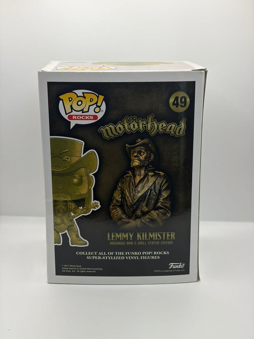 Funko Pop! Rocks Motörhead Lemmy Kilmister #49 Exclusive Vinyl Figure