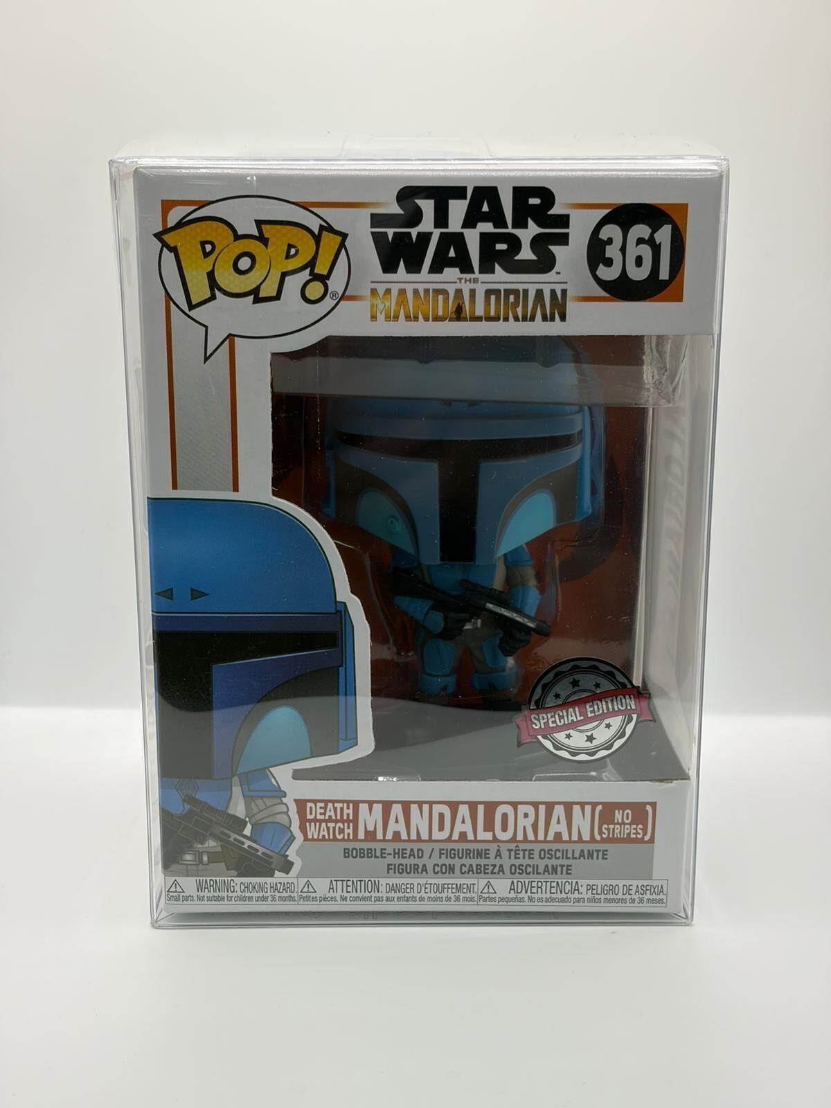 Funko Pop! Star Wars Death Watch Mandalorian No Stripes #361 Special Edition