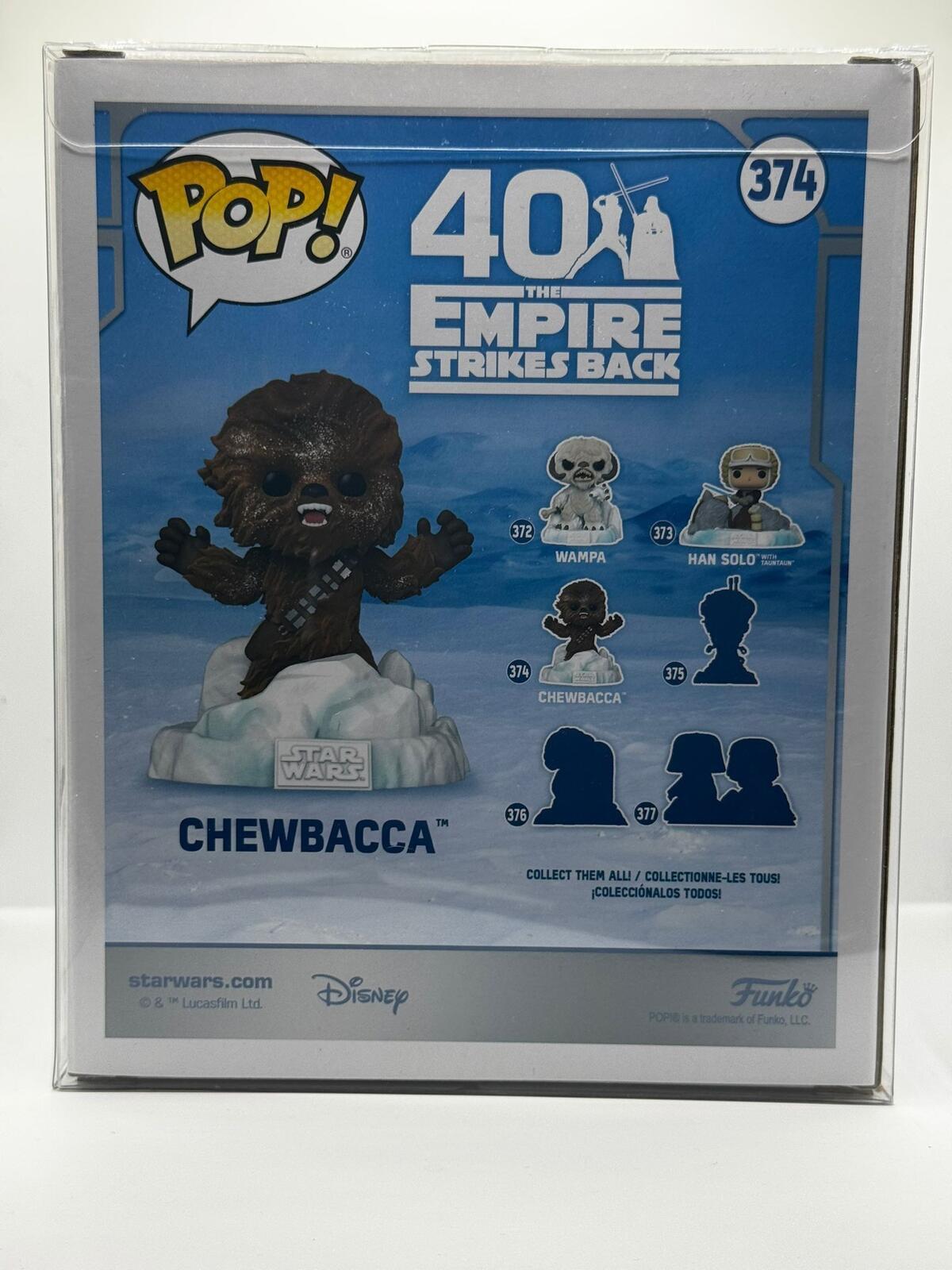 Funko Pop! Star Wars Chewbacca Flocked #374 Deluxe