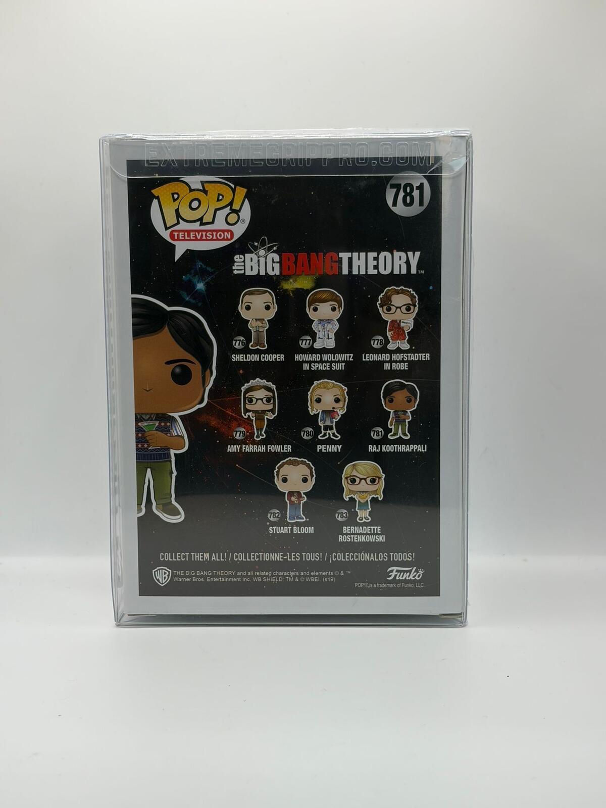 Funko Pop Television The Big Bang Theory Raj Koothrappali #781 Vinyl Figure