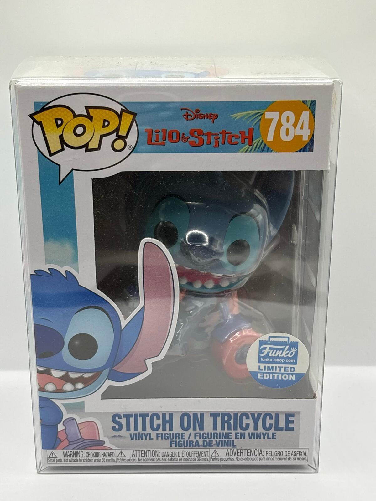 Funko Pop! Lilo & Stitch Stitch on Tricycle Vinyl Figure #784 Limited Edition