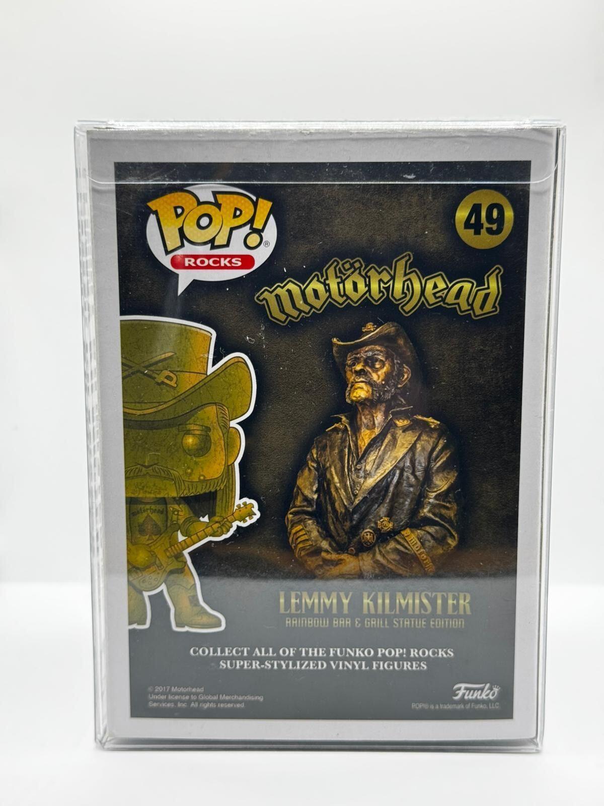 Funko Pop! Rocks Motörhead Lemmy Kilmister Vinyl Figure #49 EMP Exclusive
