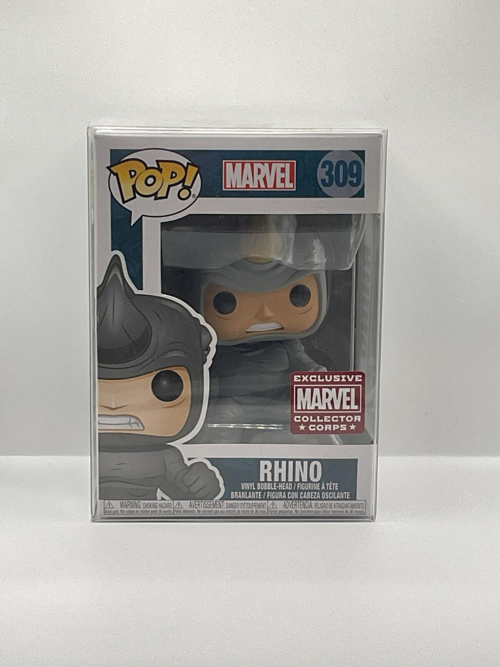 Funko Pop! Marvel 309 Rhino Exclusive Vinyl Figure