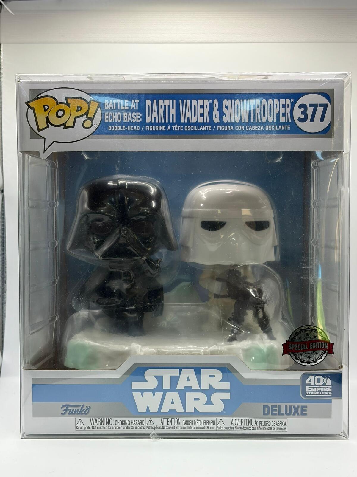 Funko Pop! Star Wars Darth Vader & Snowtrooper 377 Special Edition
