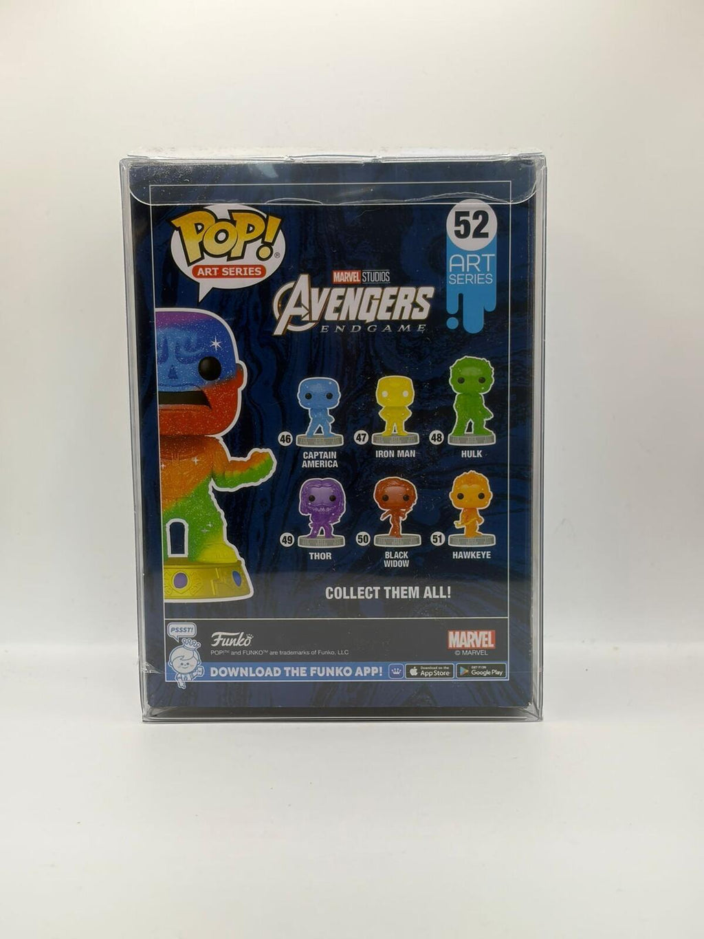 Funko Pop! Marvel Art Series Thanos #52 Exclusive Figurine