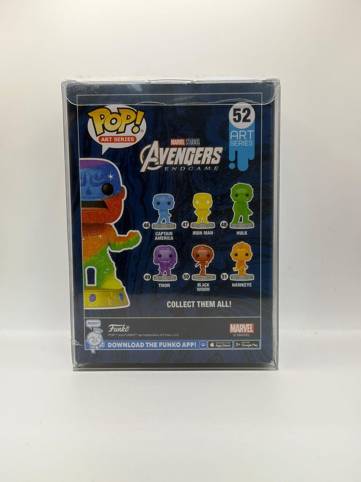 Funko Pop! Marvel Art Series Thanos #52 Exclusive Figurine