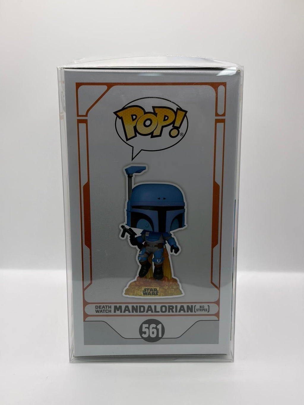 Funko Pop! Star Wars Death Watch Mandalorian No Stripes #561 Gamestop Exclusive