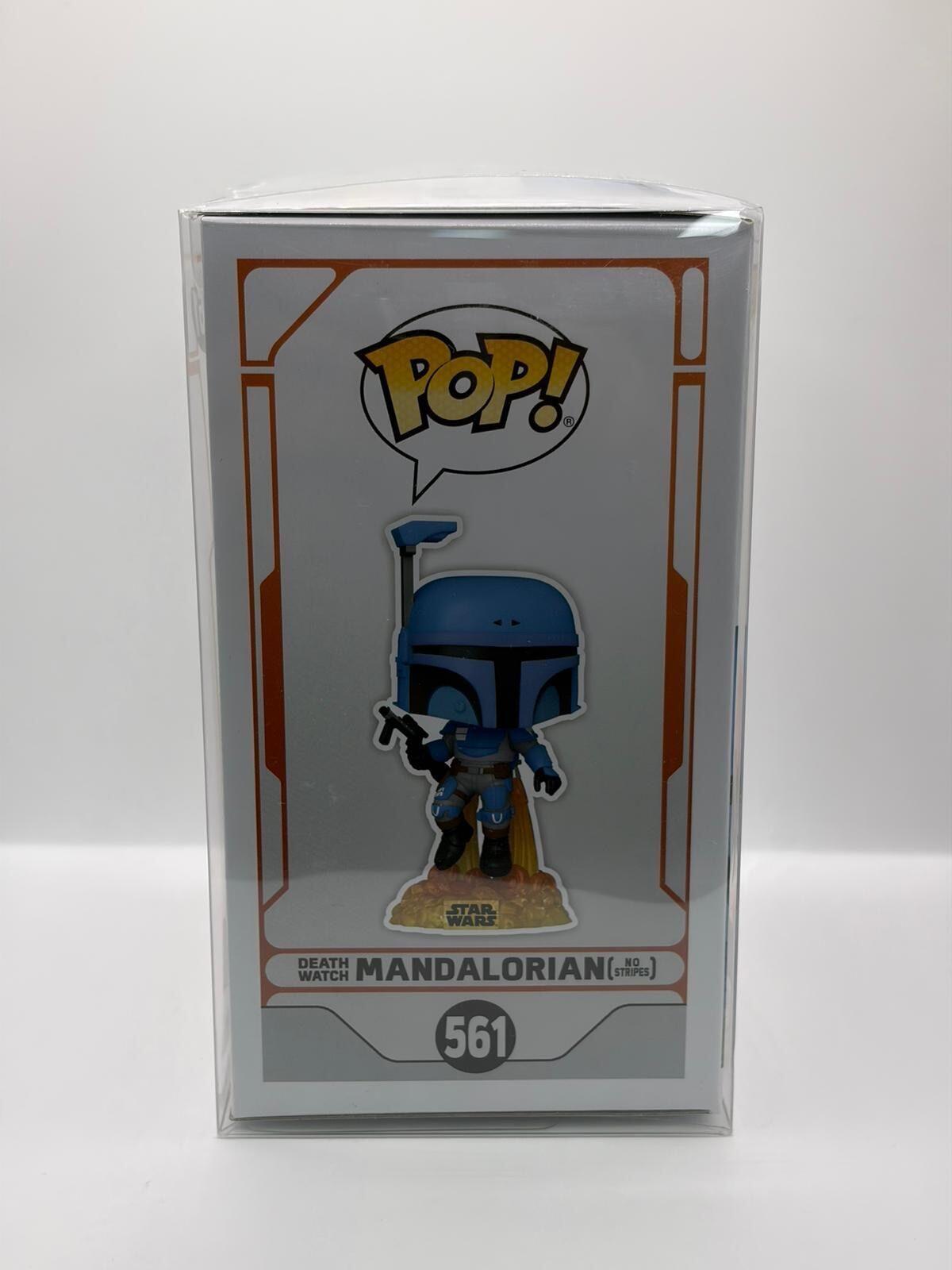 Funko Pop! Star Wars Death Watch Mandalorian No Stripes #561 Gamestop Exclusive