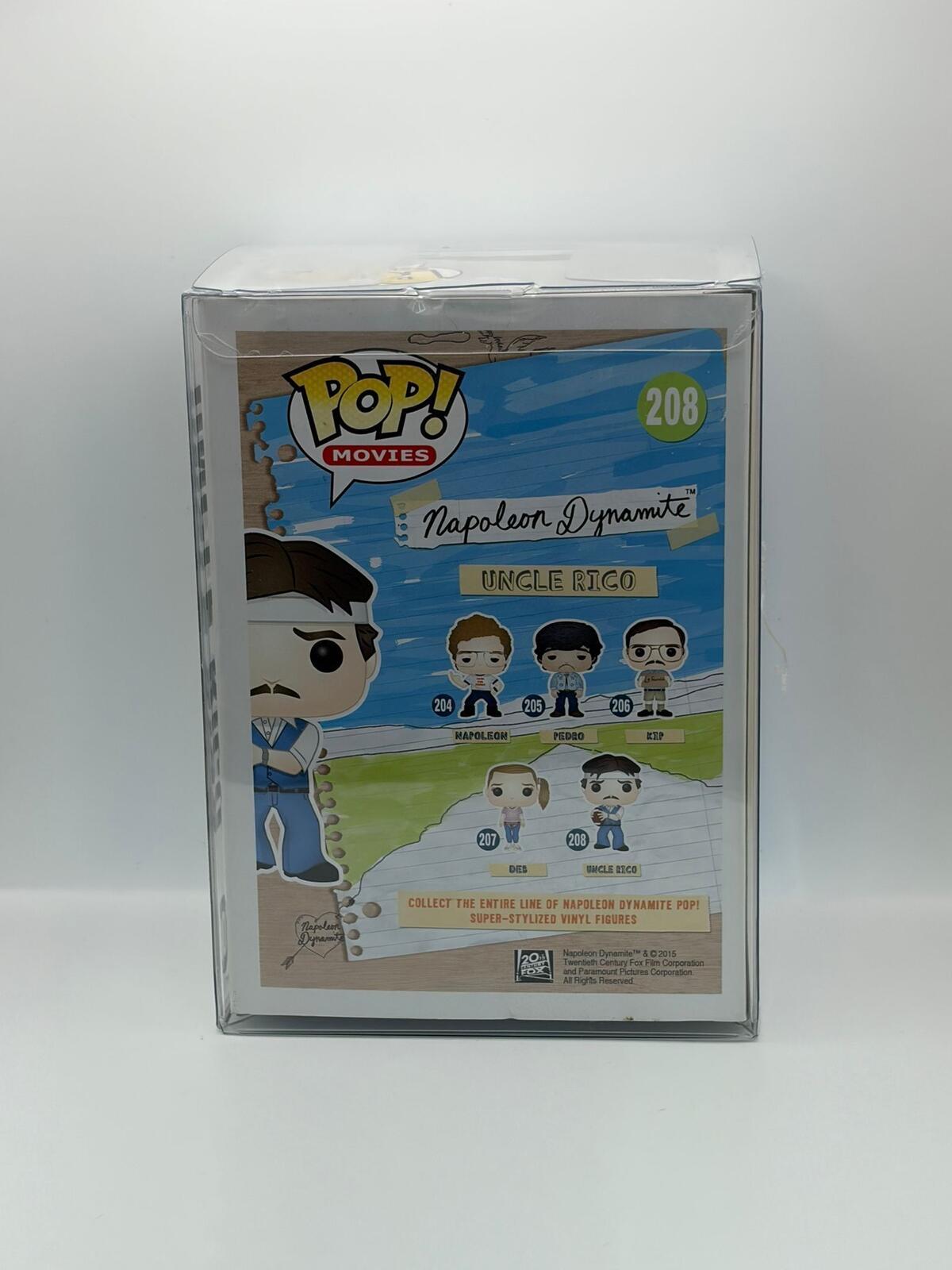 Funko Pop! Movies Napoleon Dynamite Uncle Rico #208 Vinyl Figure