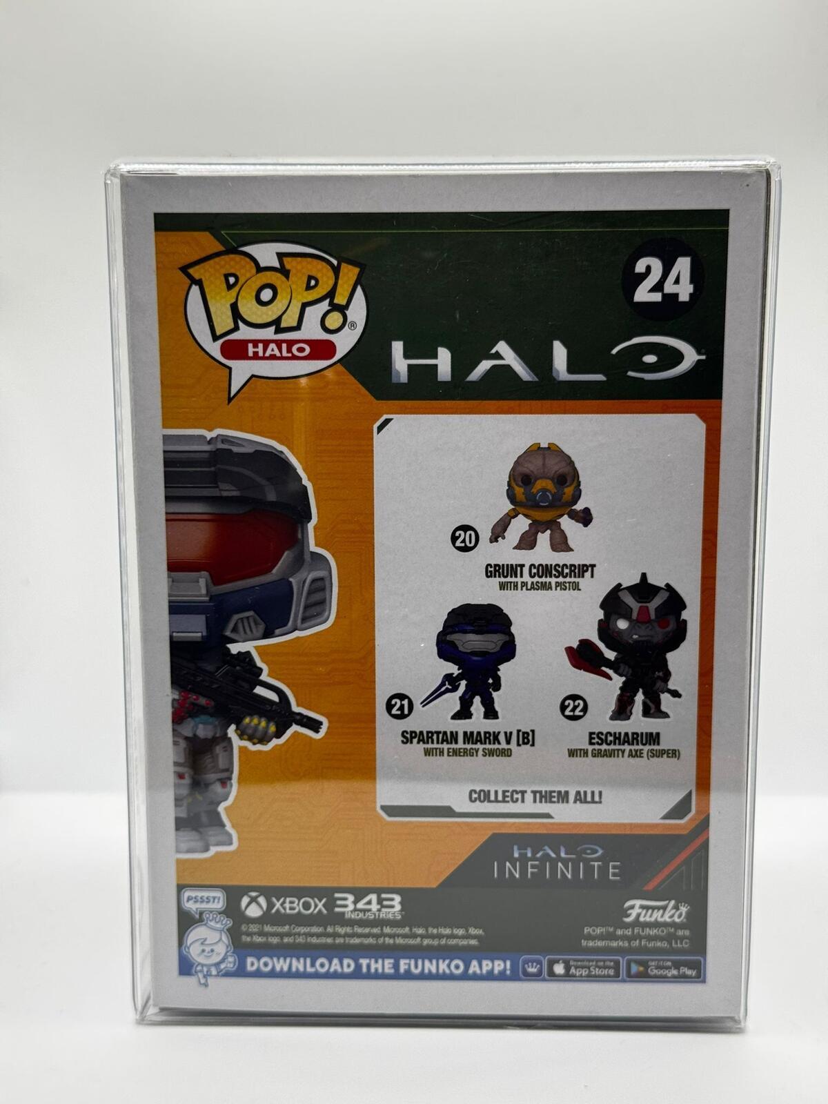 Funko Pop! Halo Spartan Mark VII with BR75 Battle Rifle #24 Specialty Series