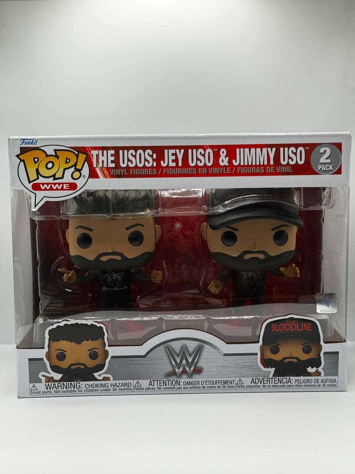 Funko Pop WWE The Usos: Jey Uso & Jimmy Uso 2-Pack Vinyl Figures