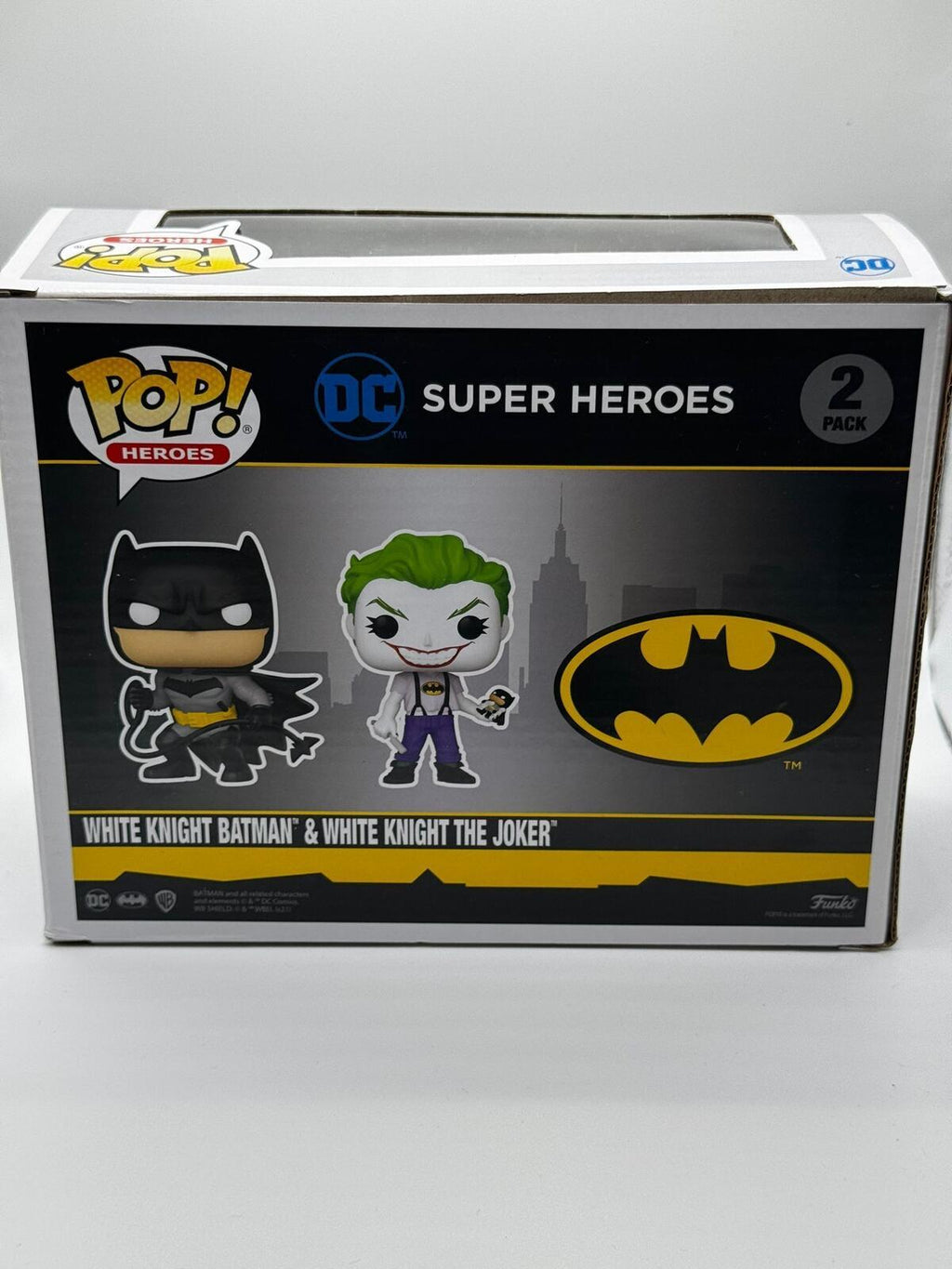 Funko POP! Heroes White Knight Batman & White Knight The Joker 2 Pack Vinyl
