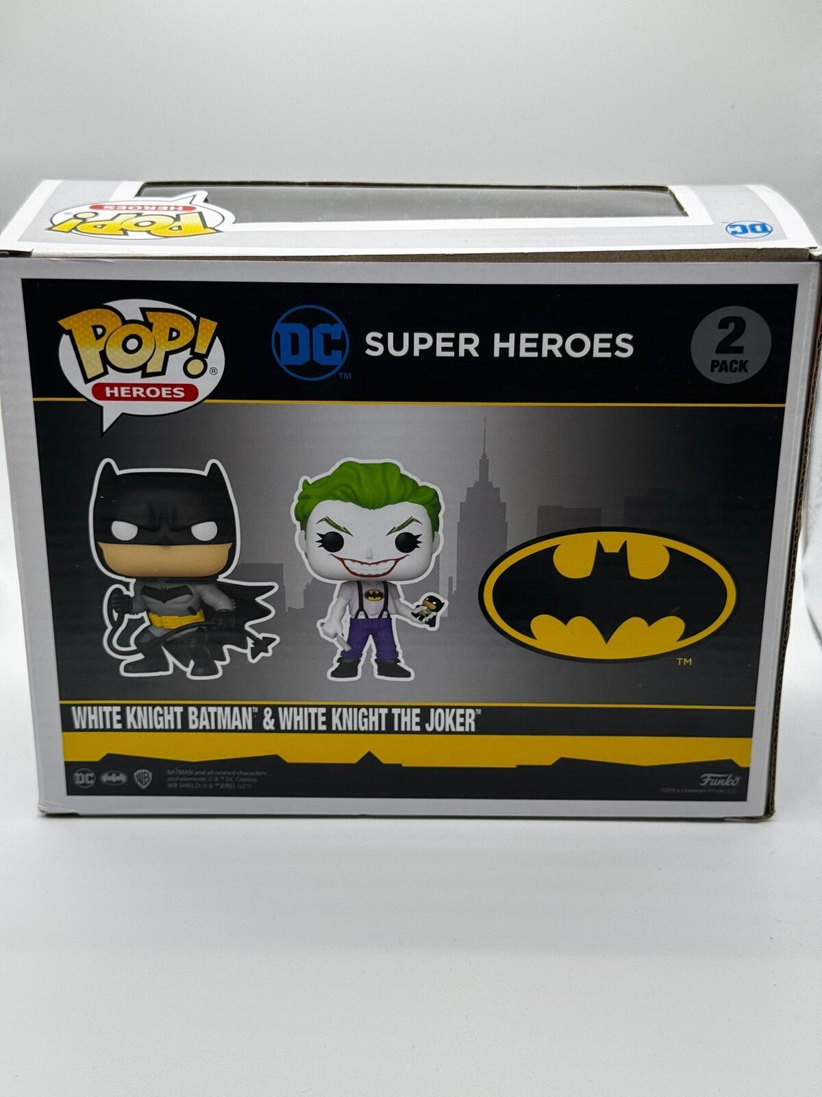 Funko POP! Heroes White Knight Batman & White Knight The Joker 2 Pack Vinyl