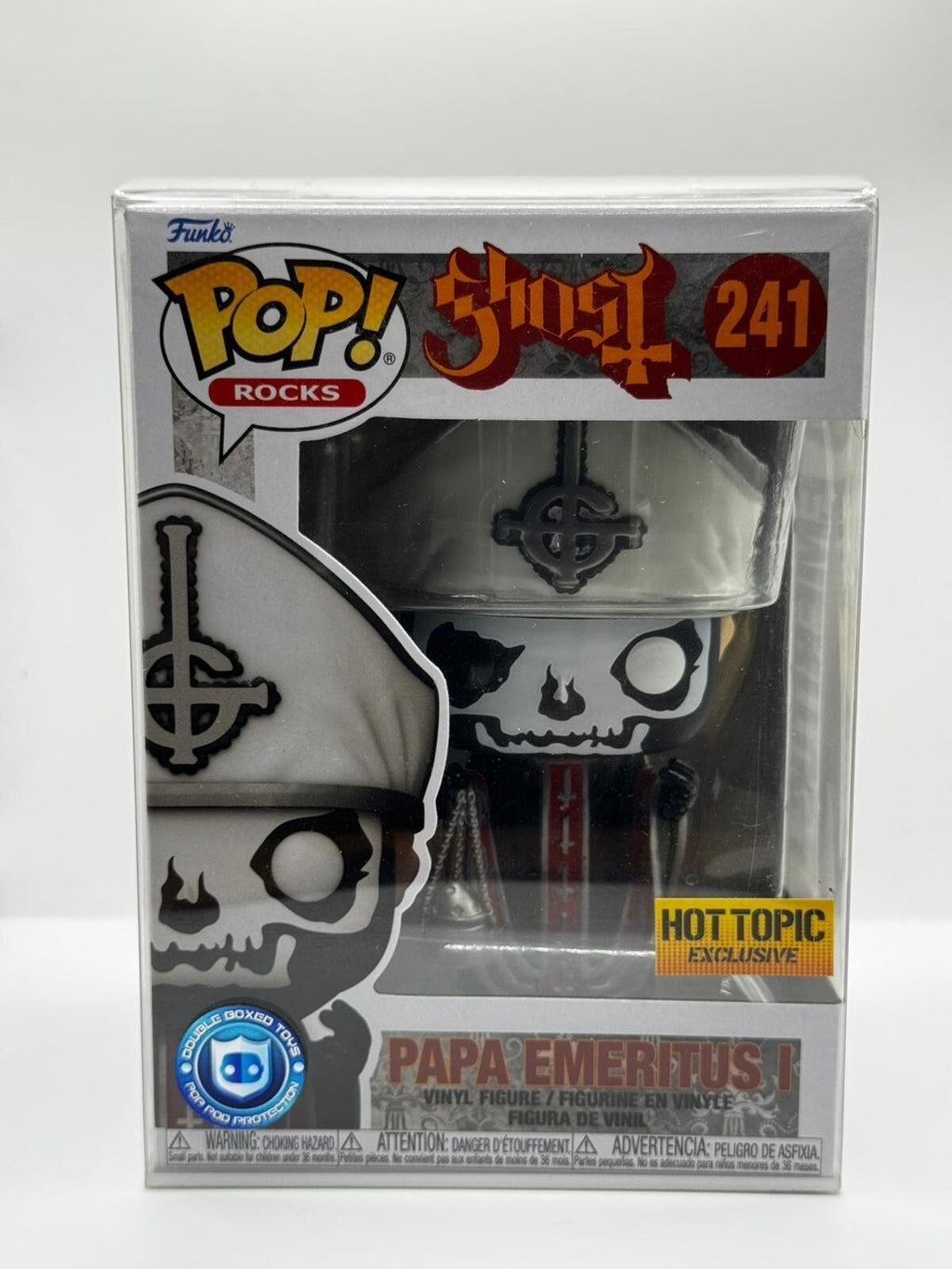 Funko Pop! Rocks Ghost Papa Emeritus I Vinyl Figure 241 Hot Topic Exclusive