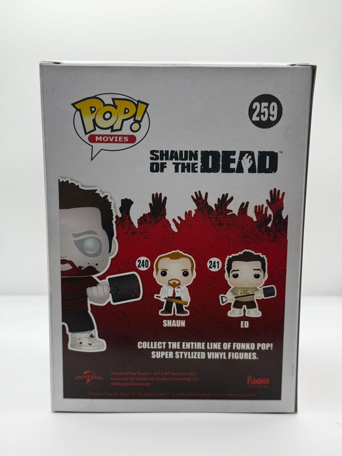 Funko Pop! Movies Shaun of the Dead Ed Vinyl Figure #259