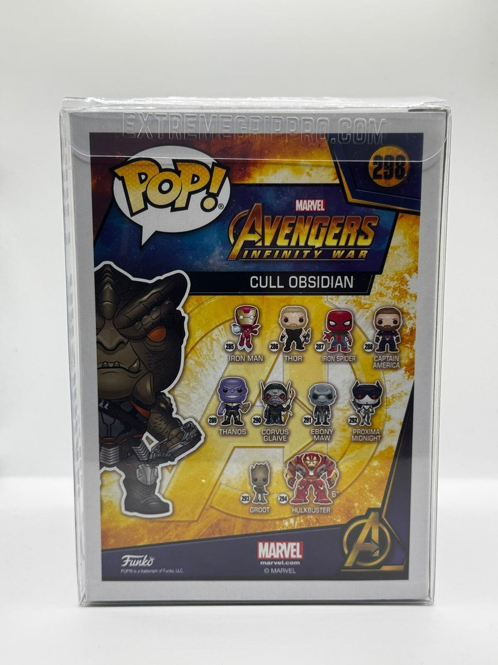 Funko Pop Marvel Avengers Infinity War Cull Obsidian #298 Exclusive Vinyl Figure