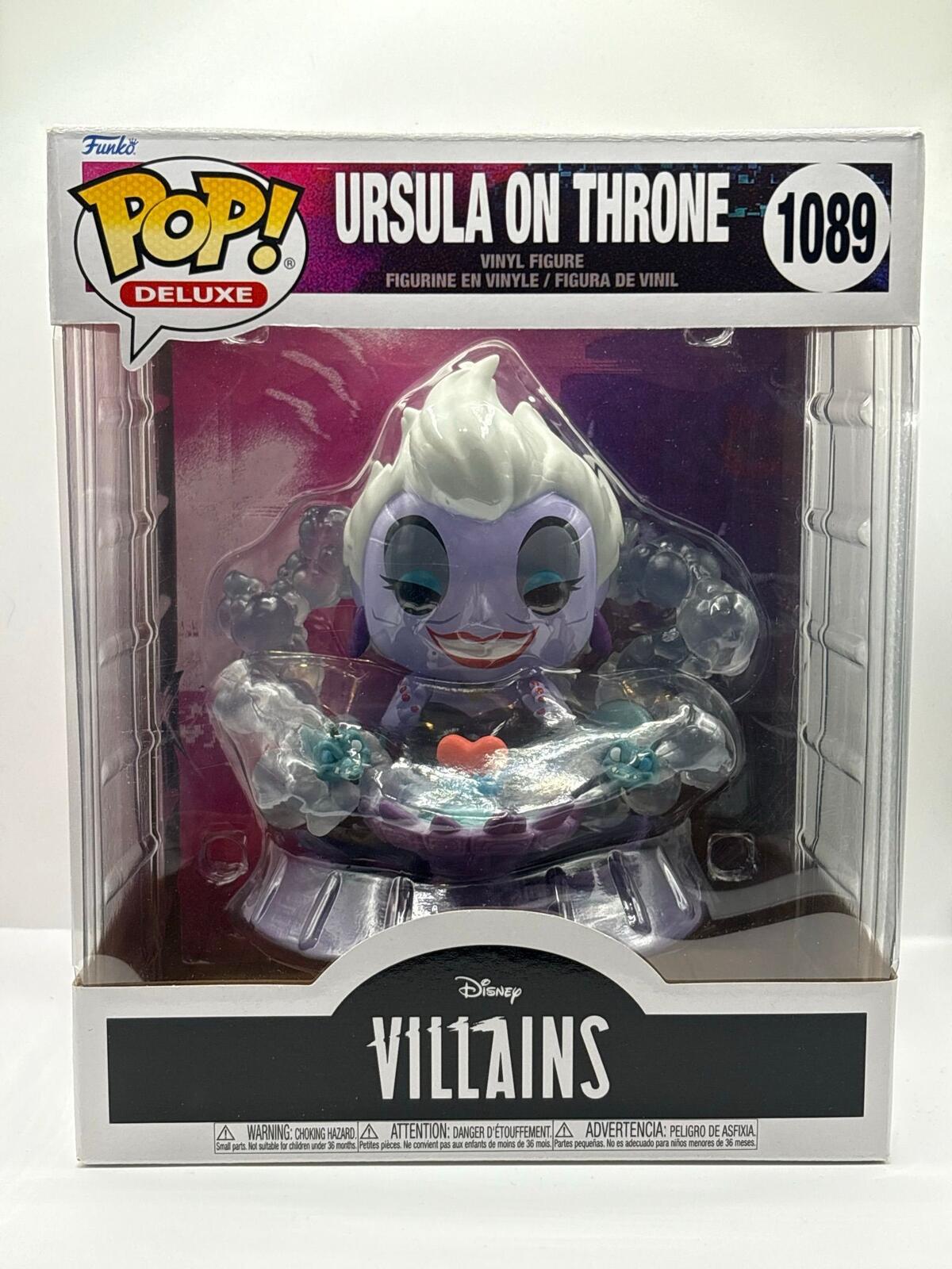 Funko Pop Deluxe Ursula on Throne Vinyl Figure 1089 Disney Villains