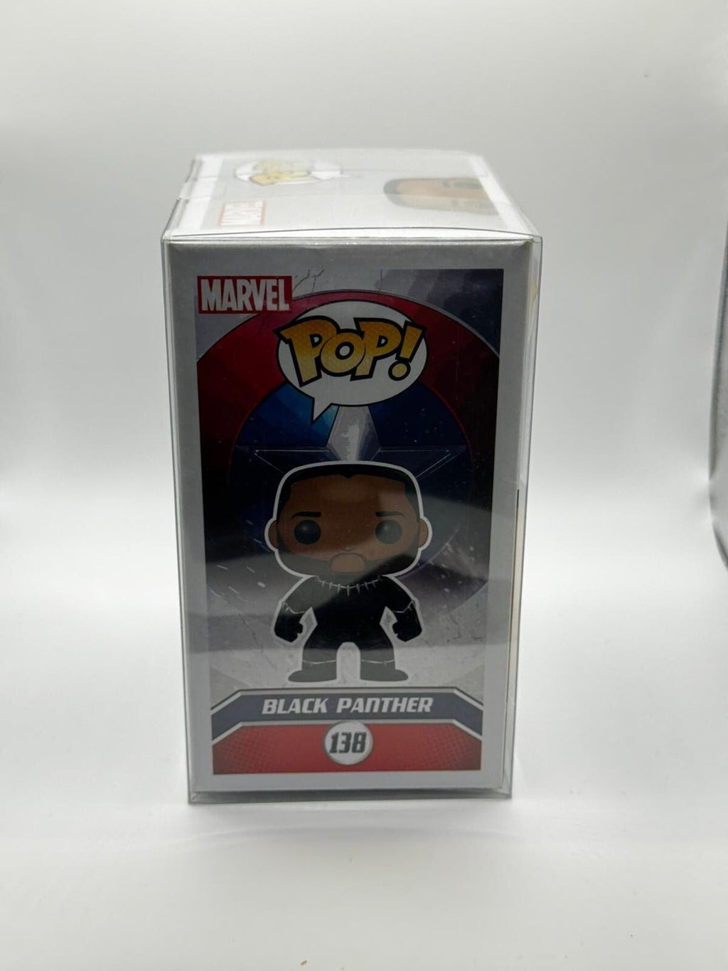 Funko Pop Marvel Civil War Black Panther Unmasked #138 Vinyl Figure