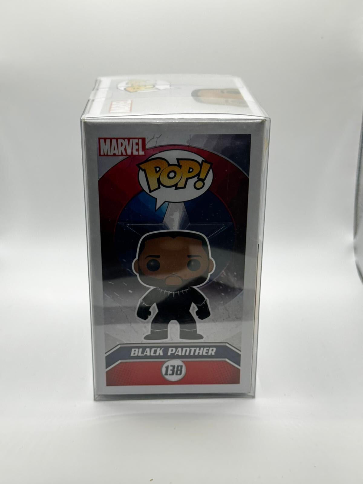 Funko Pop Marvel Civil War Black Panther Unmasked #138 Vinyl Figure