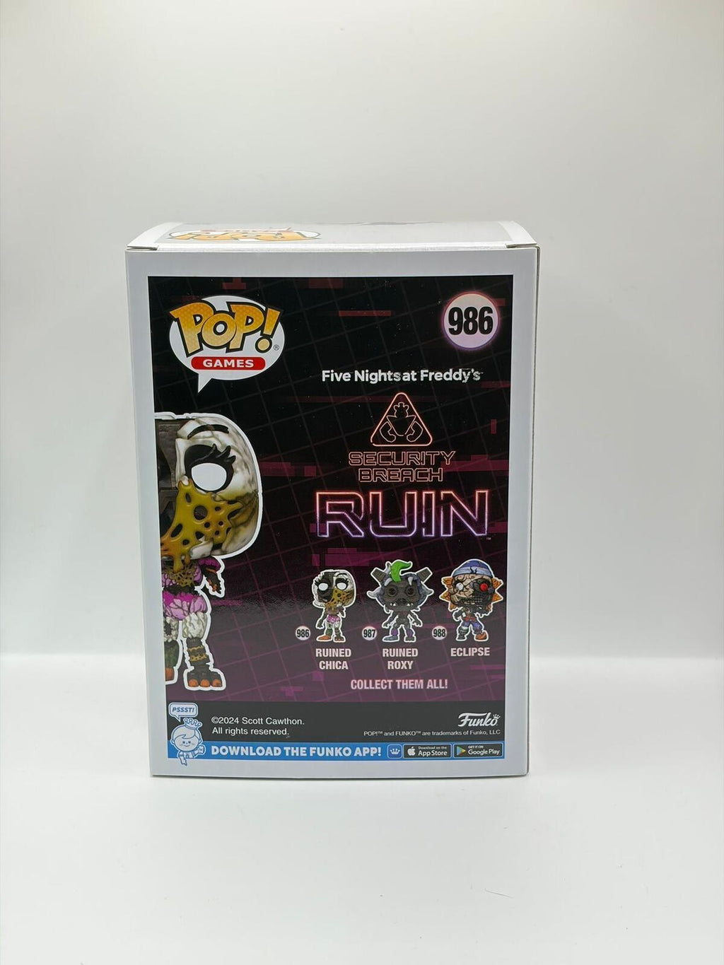 Funko Pop! Games Ruined Chica Vinyl Figure 986