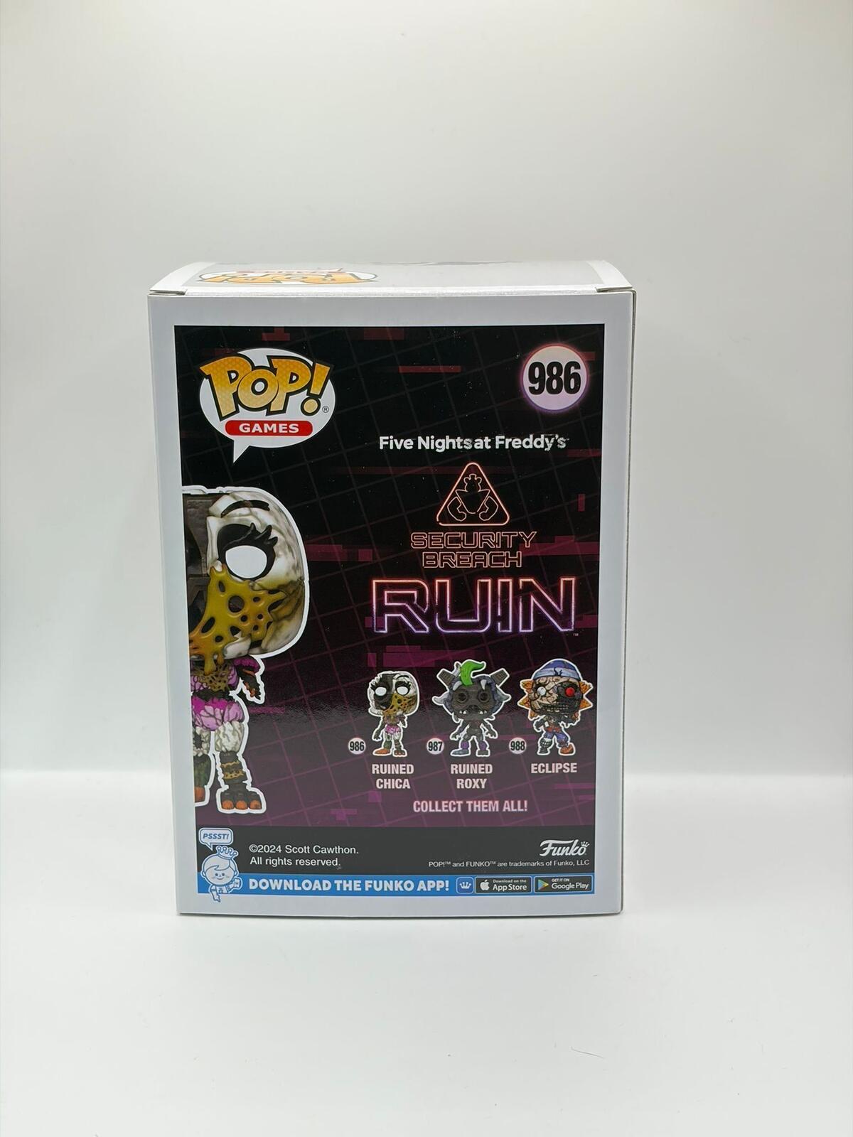 Funko Pop! Games Ruined Chica Vinyl Figure 986