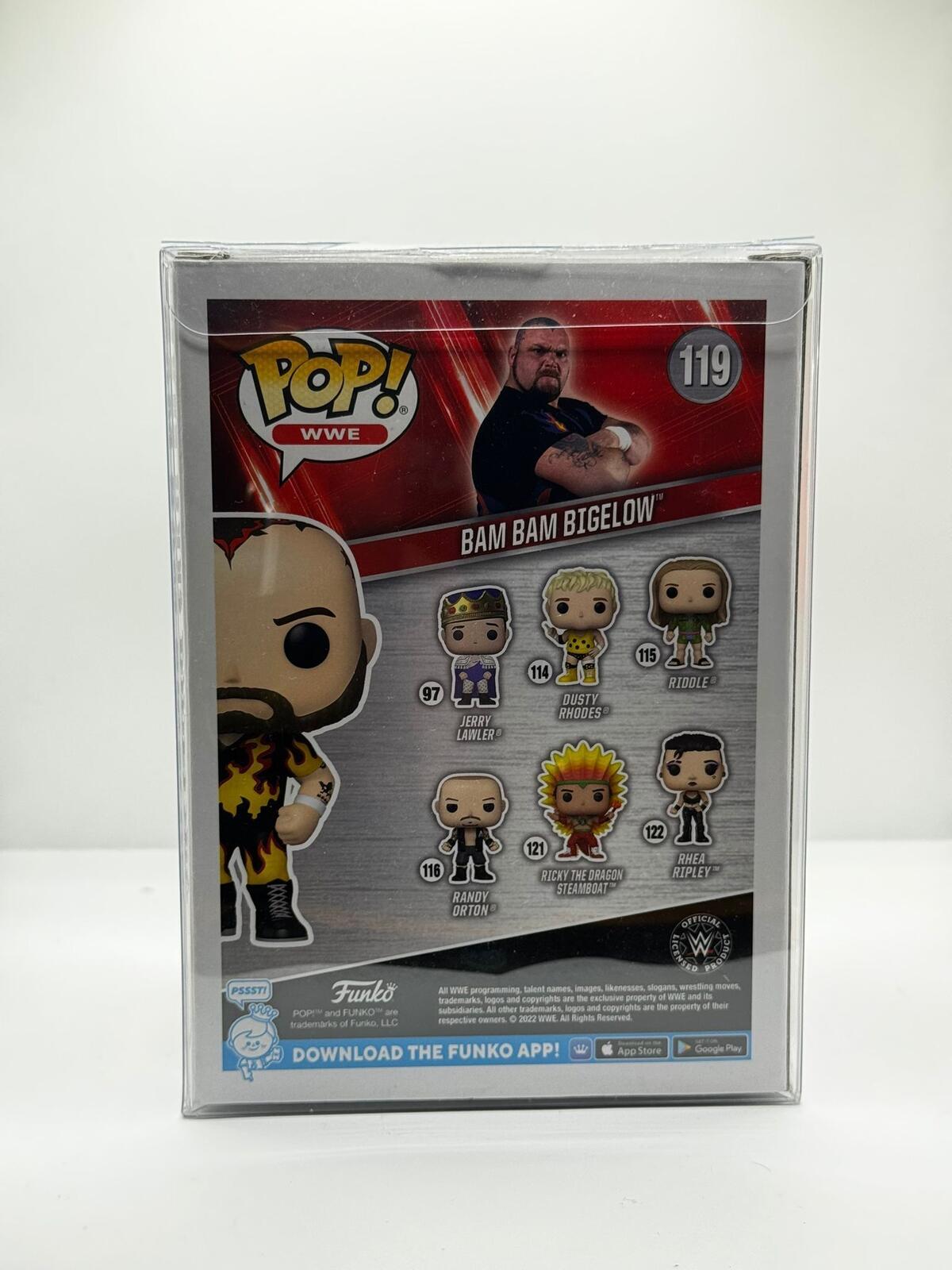 Funko Pop WWE Bam Bam Bigelow #119 Glow in the Dark Vinyl Figure