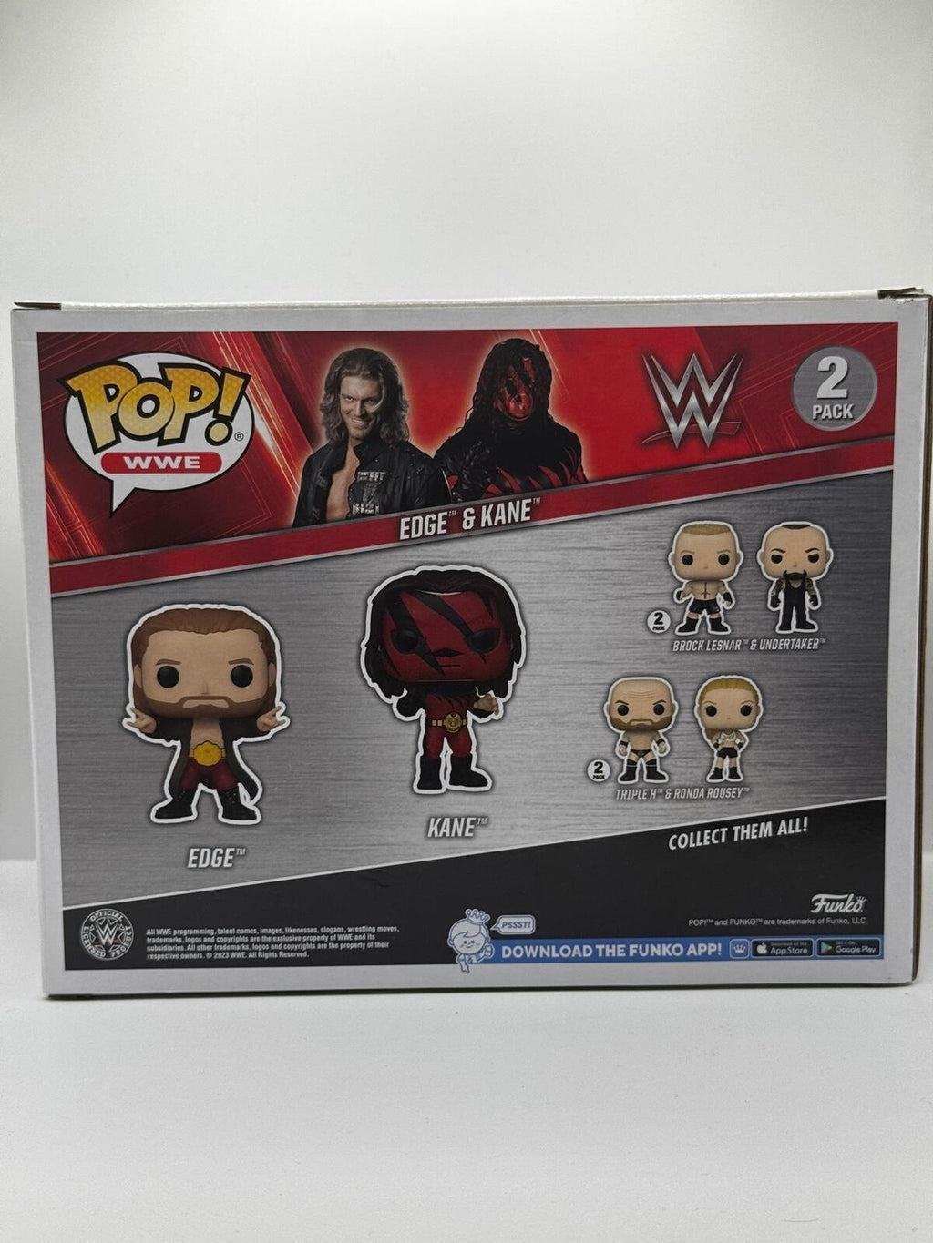 Funko Pop WWE Edge & Kane 2 Pack