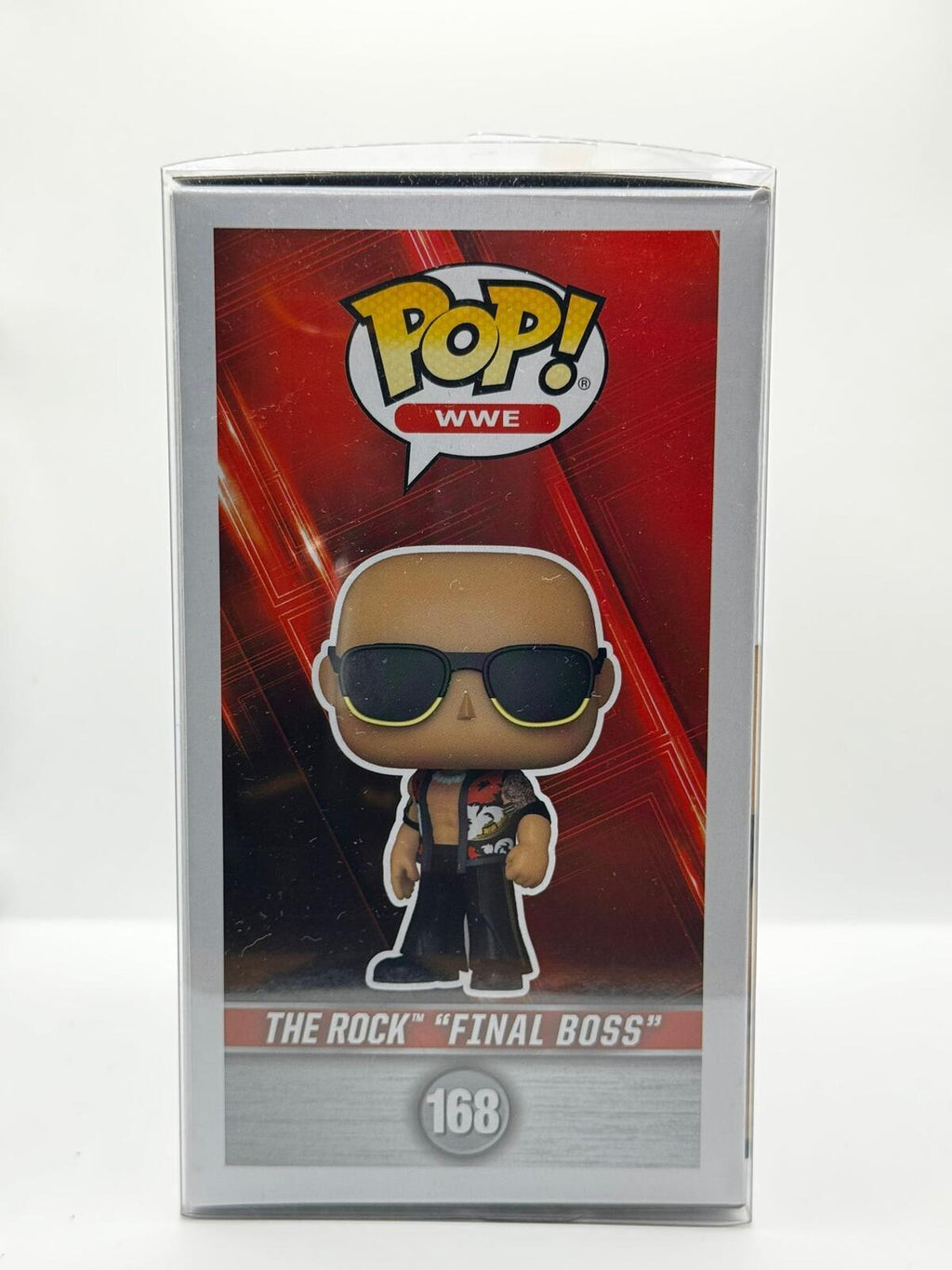 Funko Pop WWE The Rock "Final Boss" Vinyl Figure #168 Special Edition