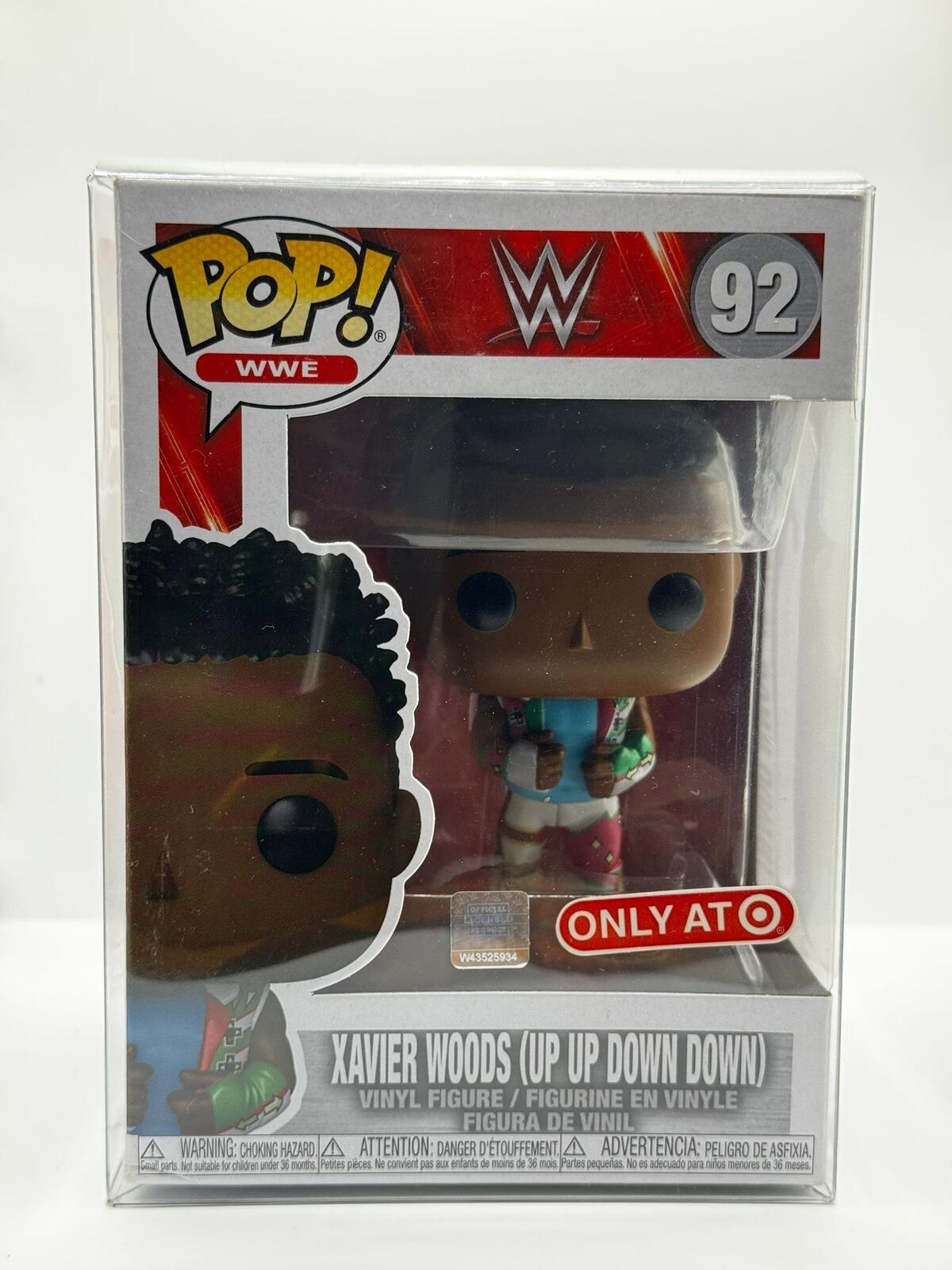 Funko Pop WWE Xavier Woods (Up Up Down Down) Vinyl Figure #92 Exclusive