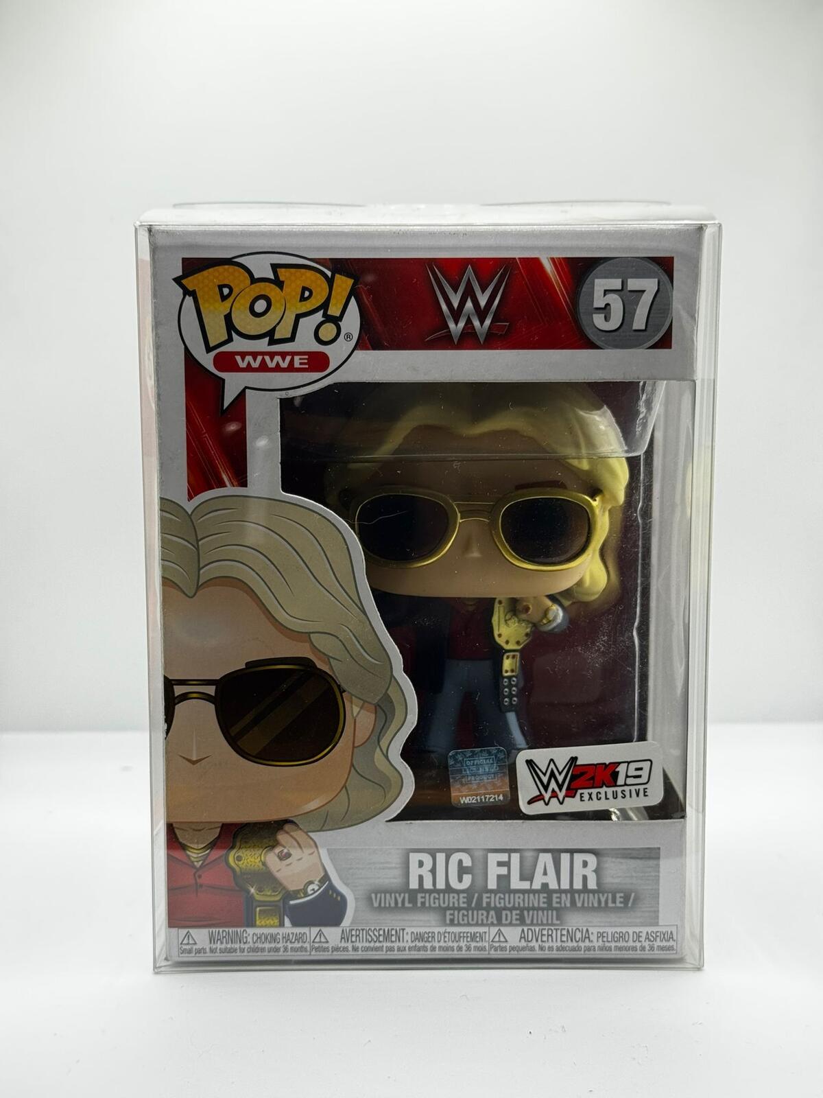 Funko Pop WWE Ric Flair Vinyl Figure #57 with Protector