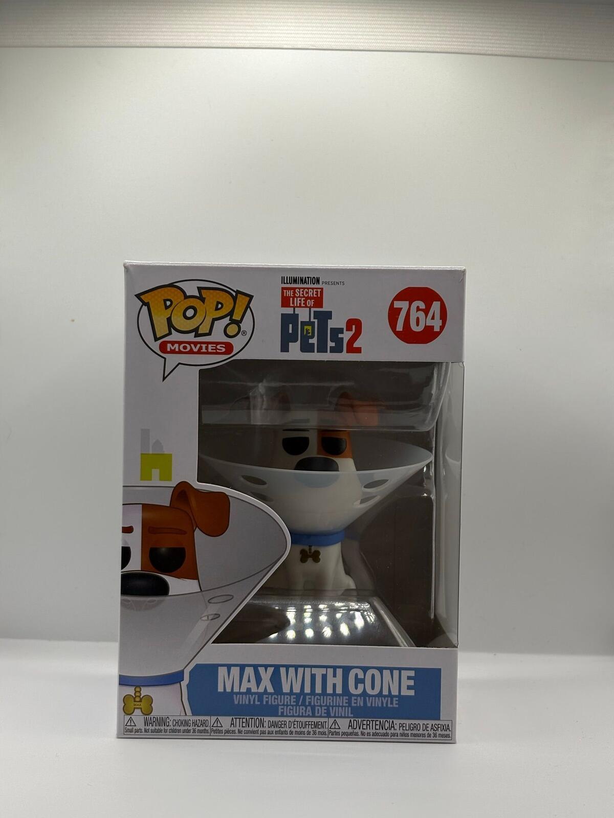 Funko Pop! Movies The Secret Life of Pets 2 Max with Cone Vinyl Figure 764