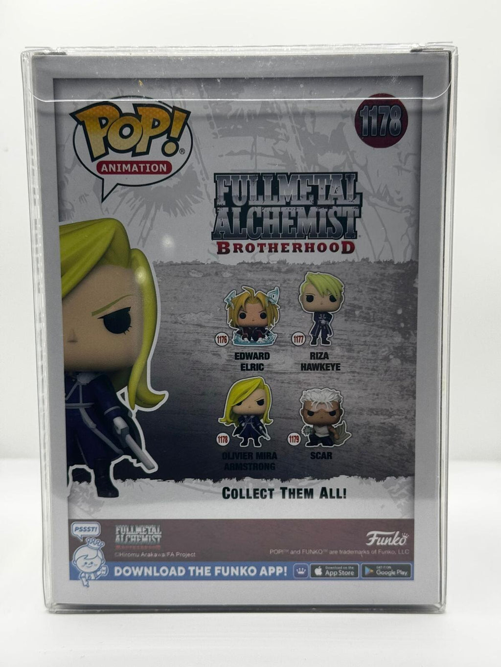 Funko Pop Animation Fullmetal Alchemist Brotherhood Olivier Mira Armstrong #1178