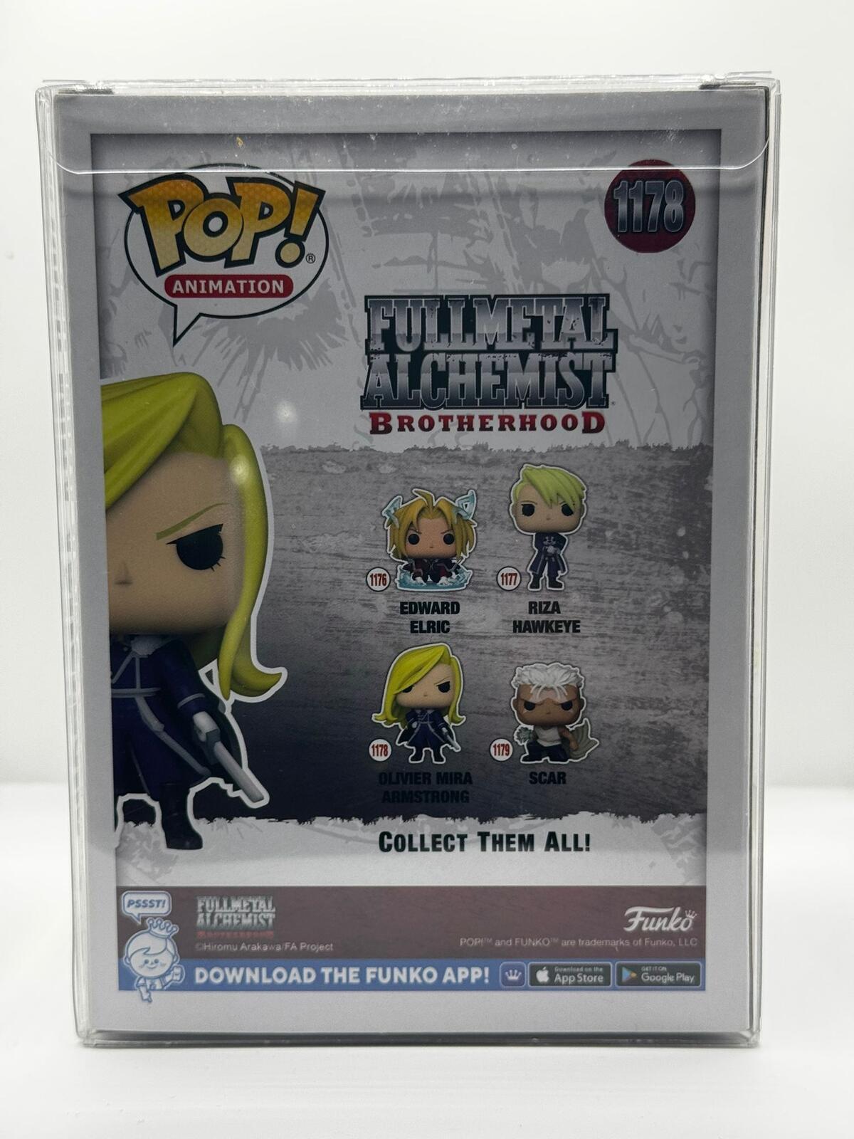 Funko Pop Animation Fullmetal Alchemist Brotherhood Olivier Mira Armstrong #1178