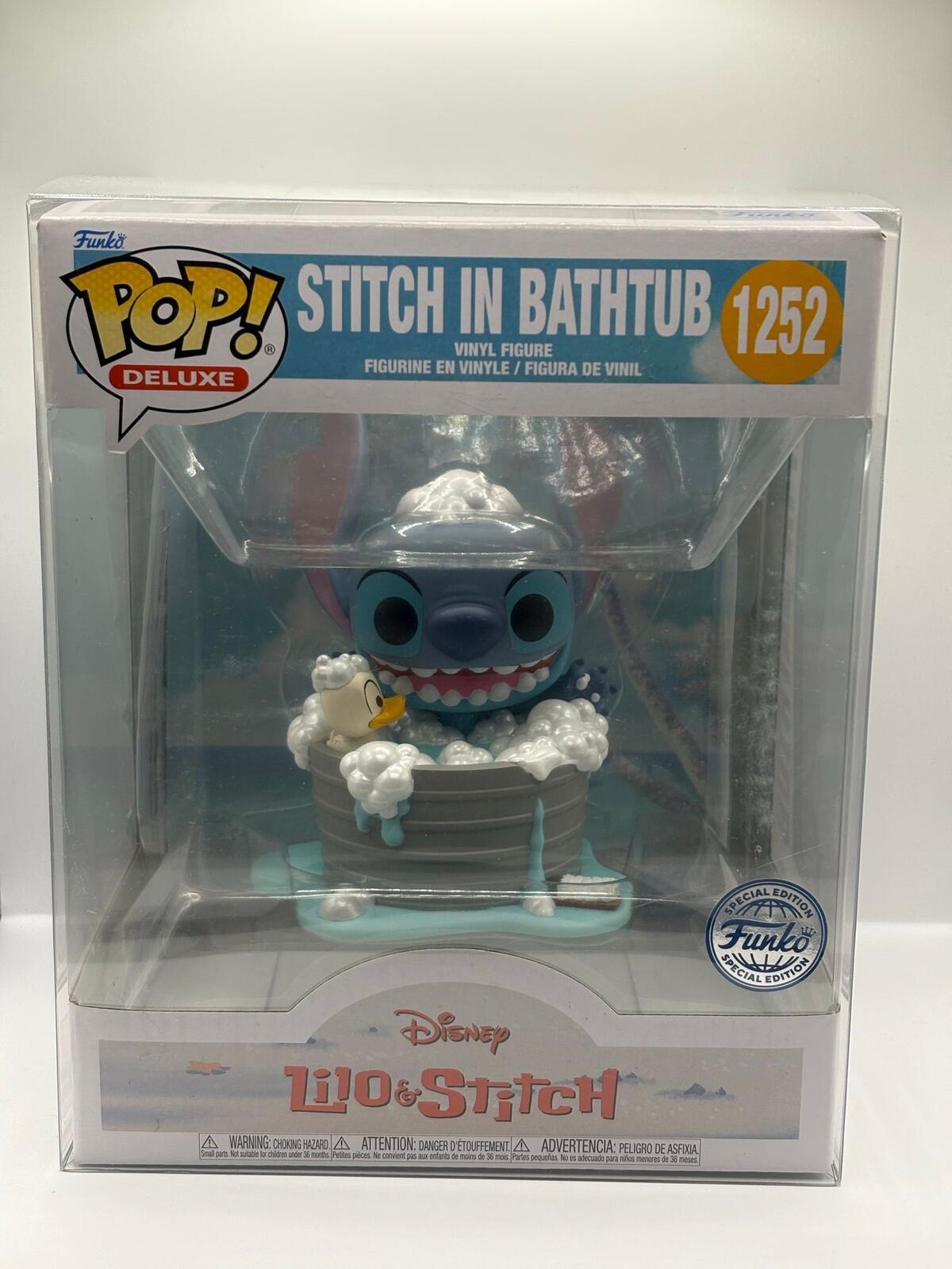 Funko Pop! Deluxe Disney Lilo & Stitch Stitch in Bathtub Vinyl Figure #1252