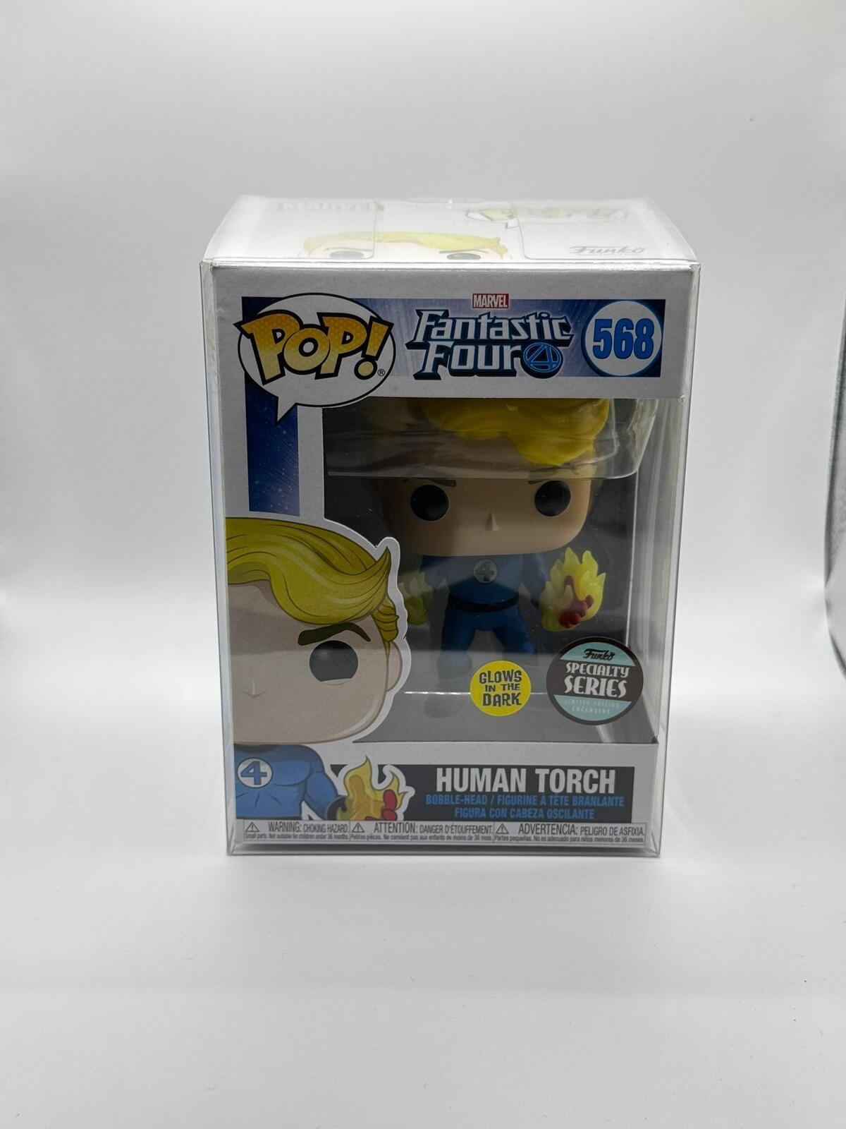 Funko Pop! Marvel Fantastic Four Human Torch 568 Glow in the Dark