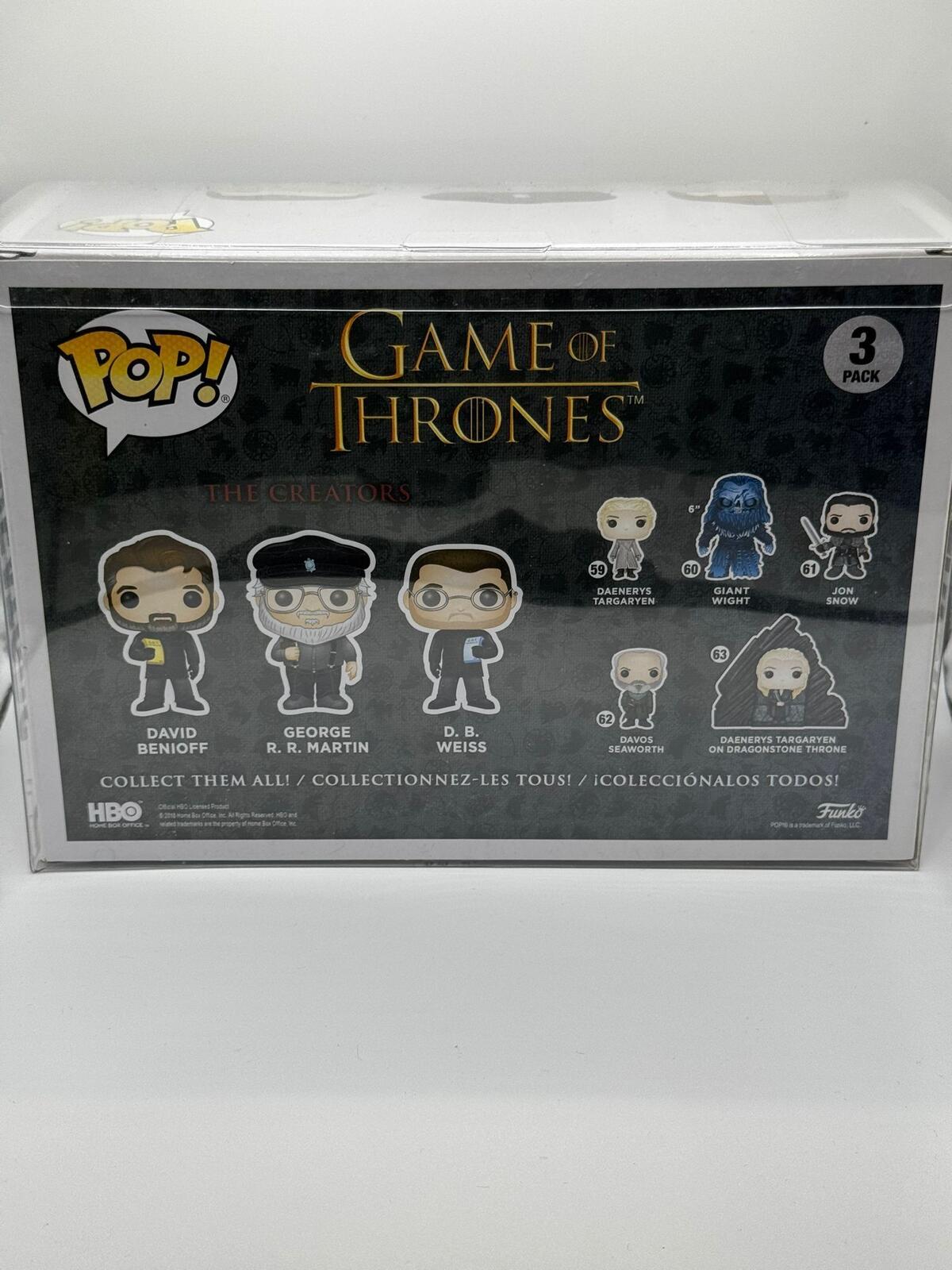 Funko Pop! The Creators Game of Thrones 3-Pack Vinyl Figure Set