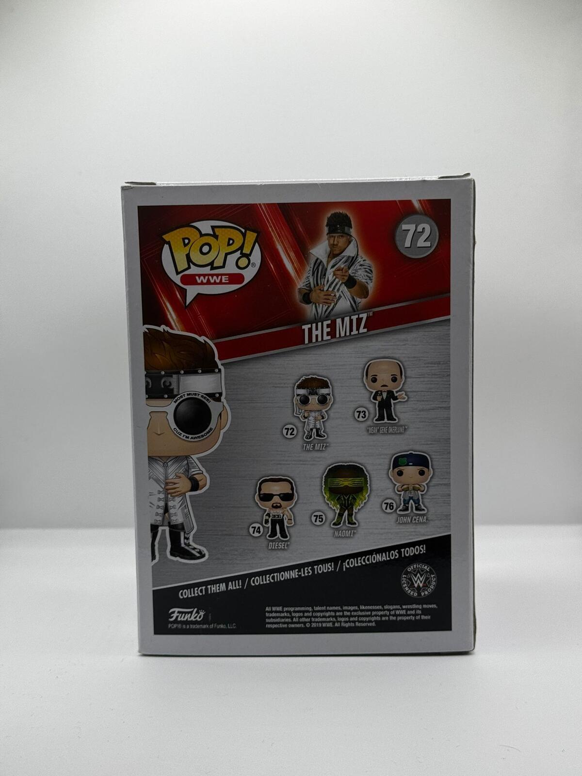Funko Pop WWE The Miz Vinyl Figure #72