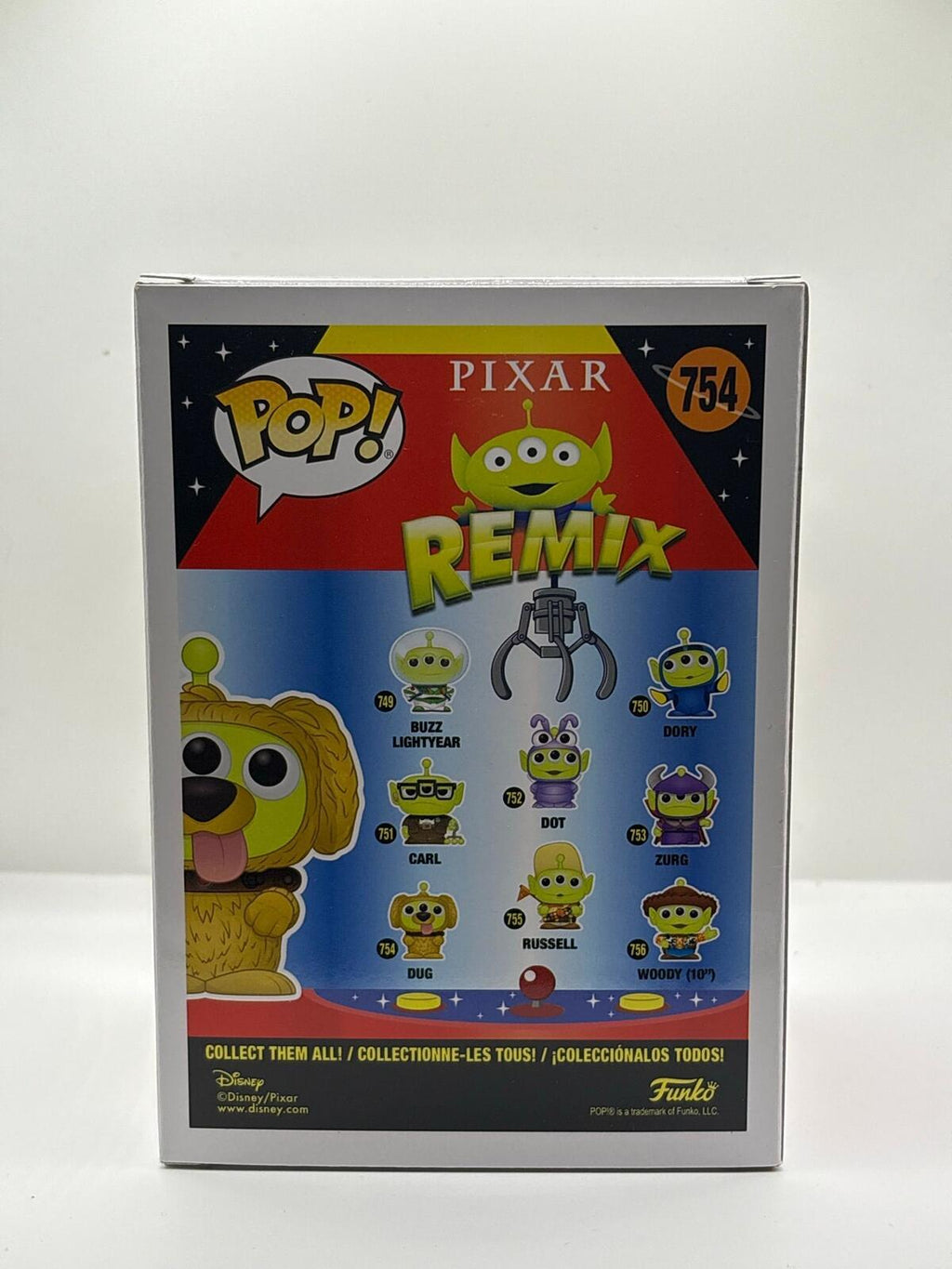 Funko Pop Pixar Remix Dug Vinyl Figure #754