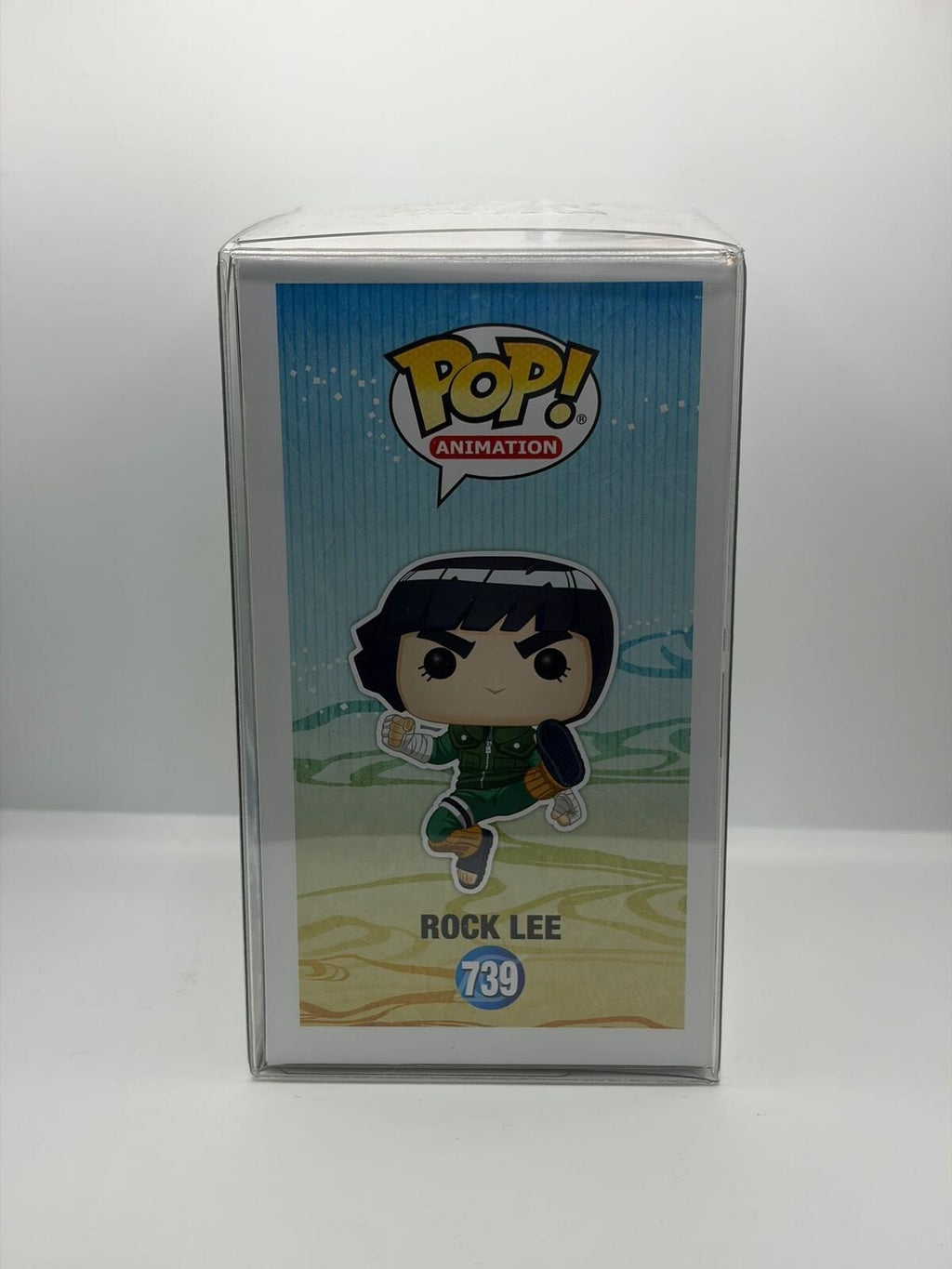 Funko Pop Animation Shippuden Rock Lee #739 Hot Topic Exclusive Autographed