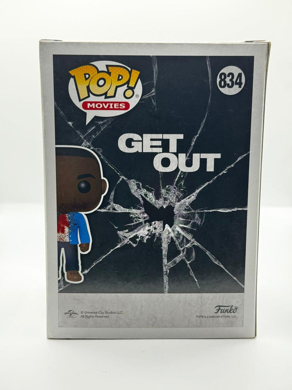 Funko Pop! Movies Get Out Chris Washington Vinyl Figure #834 Special Edition