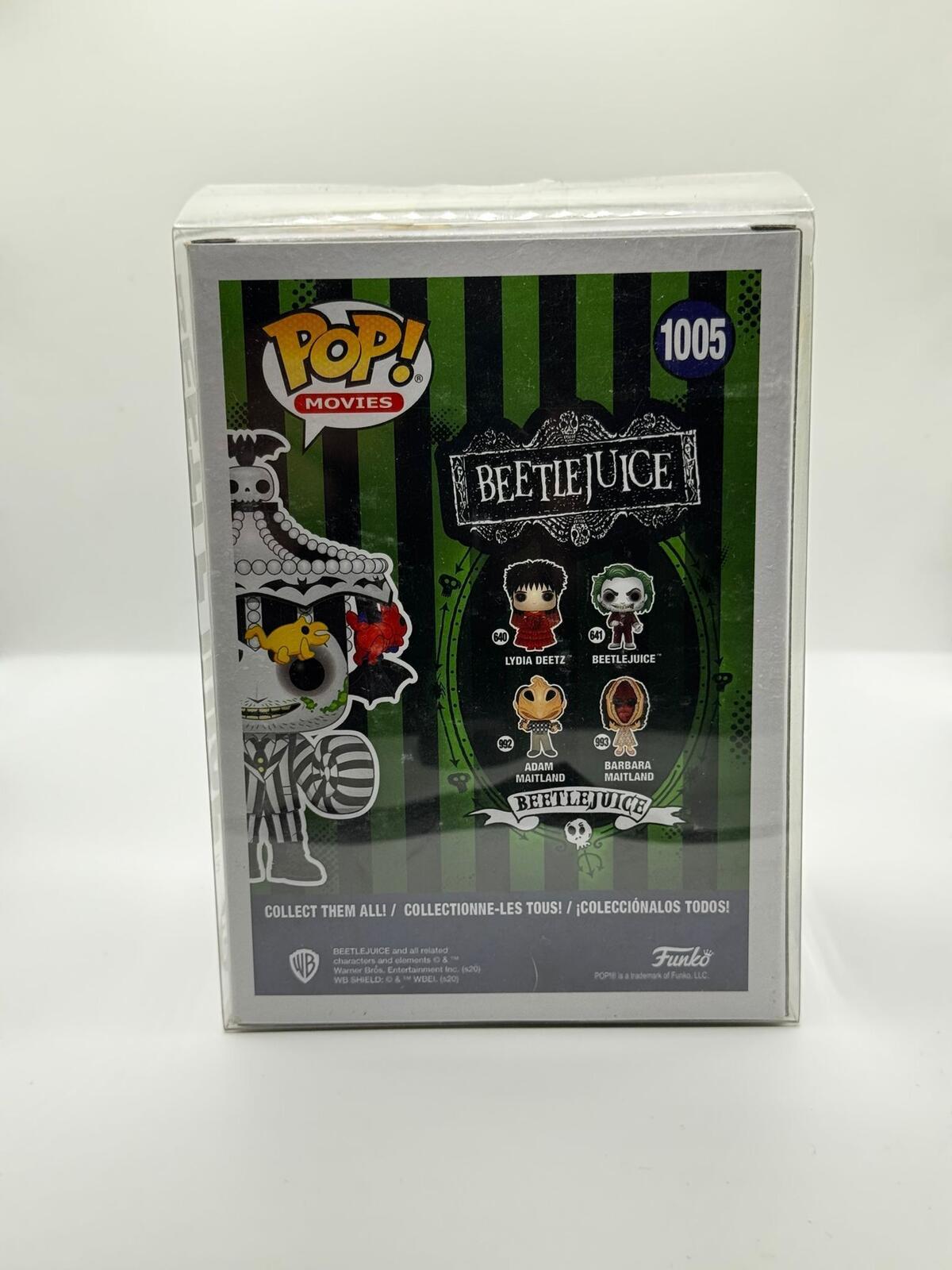 Funko Pop! Movies Beetlejuice Vinyl Figure #1005 Walmart Exclusive